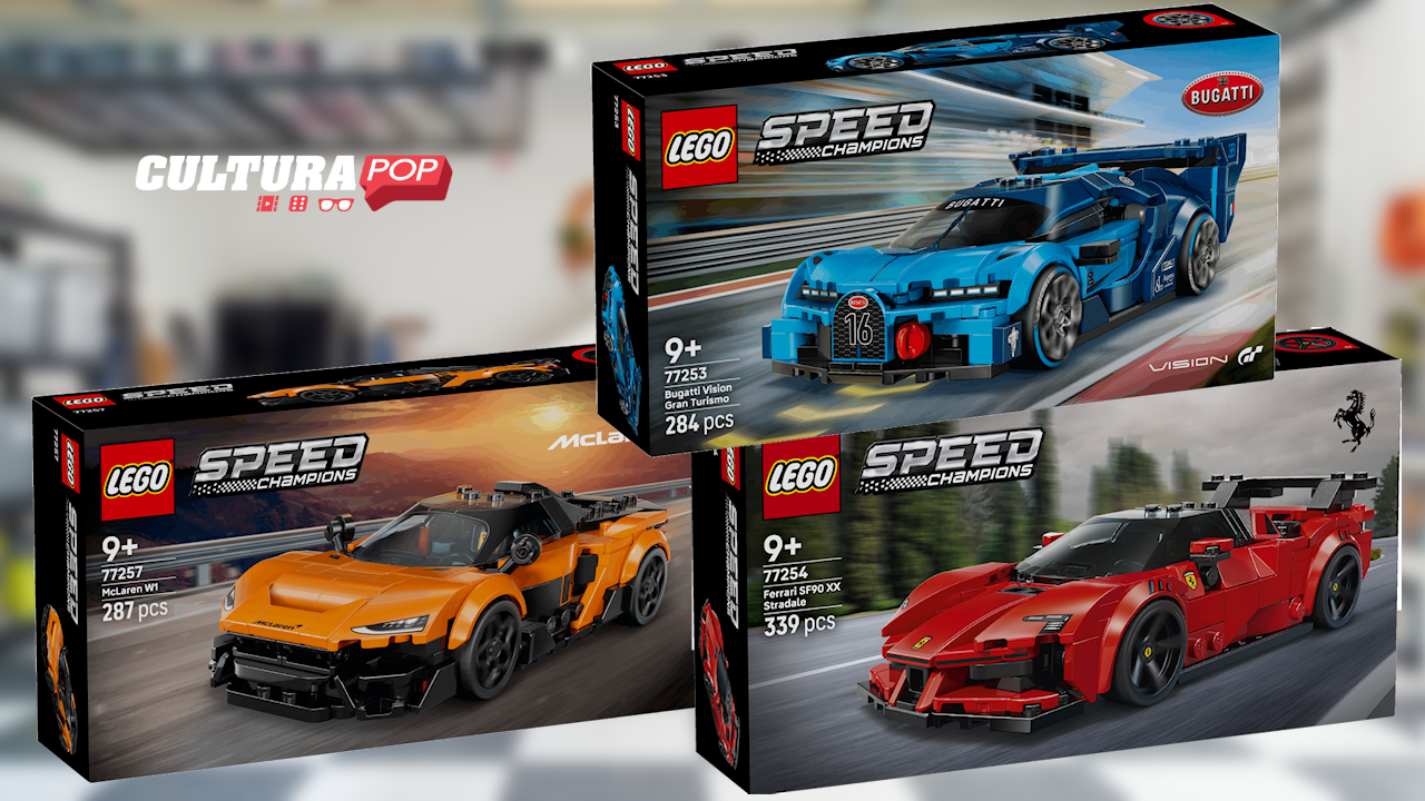 LEGO Speed Champions 2026:arrivano Ferrari,Bugatti e McLaren