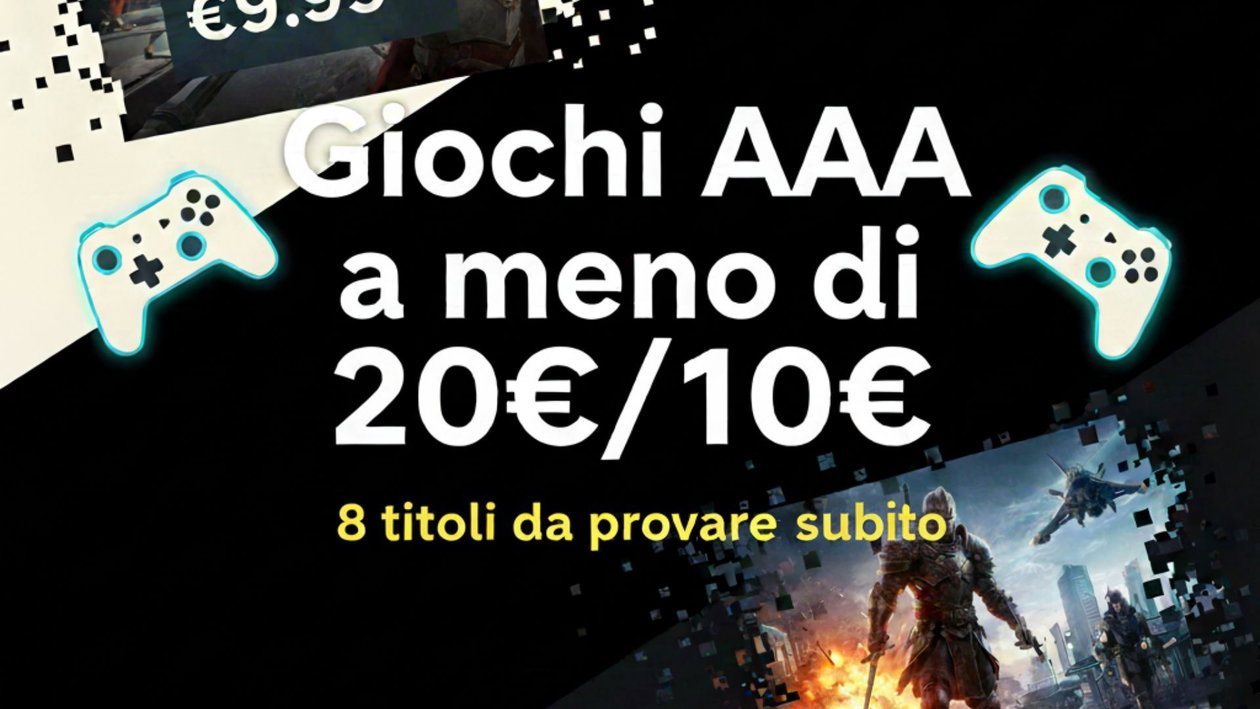 Immagine di Giochi AAA a meno di 20€/10€: 8 titoli da provare subito