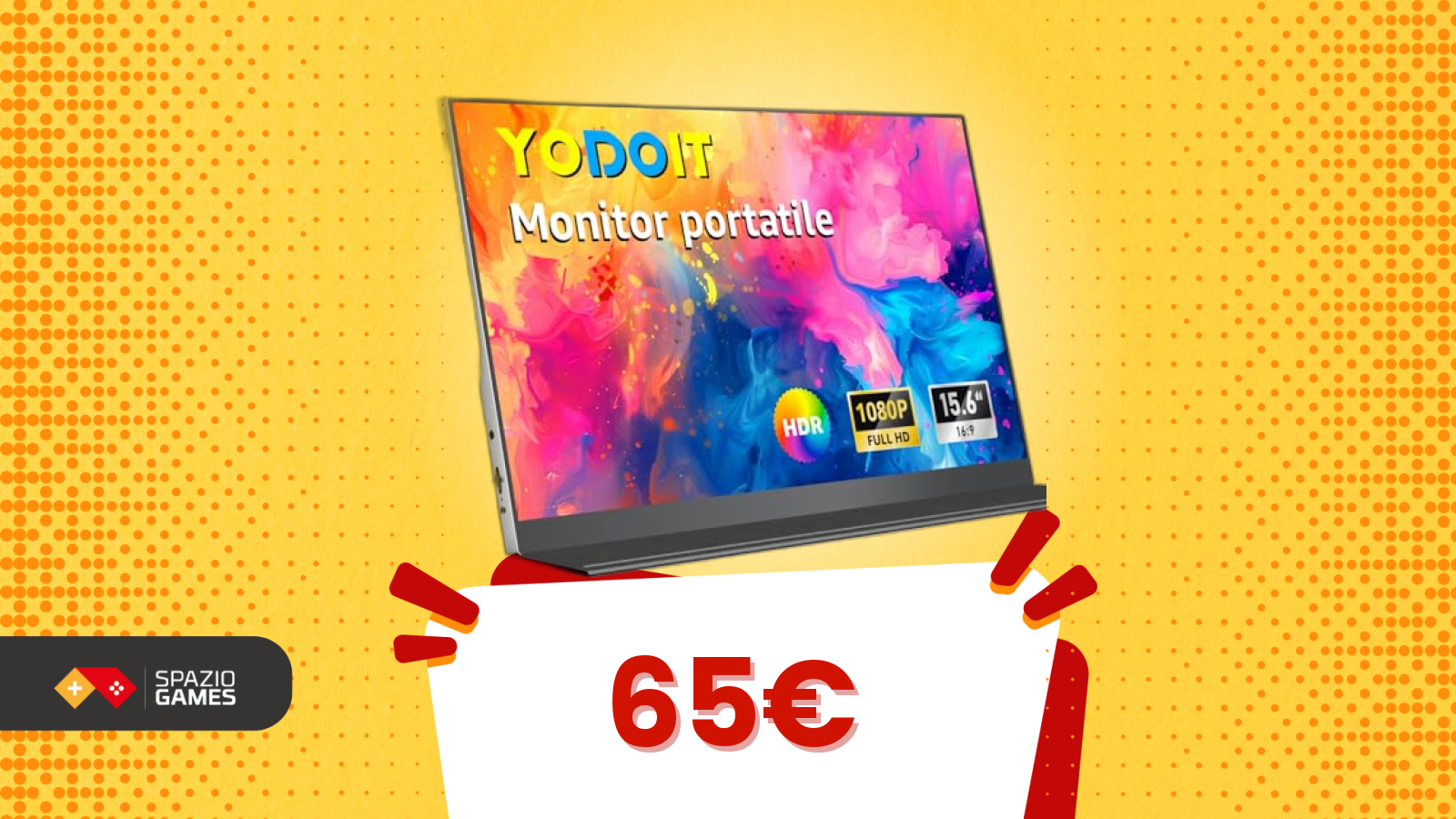 Un monitor perfetto per lavoro e intrattenimento, da collegare solo quando serve