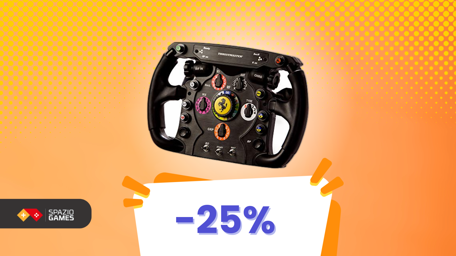 Il miglior upgrade per il tuo Thrustmaster: corona F1 oggi a prezzo shock