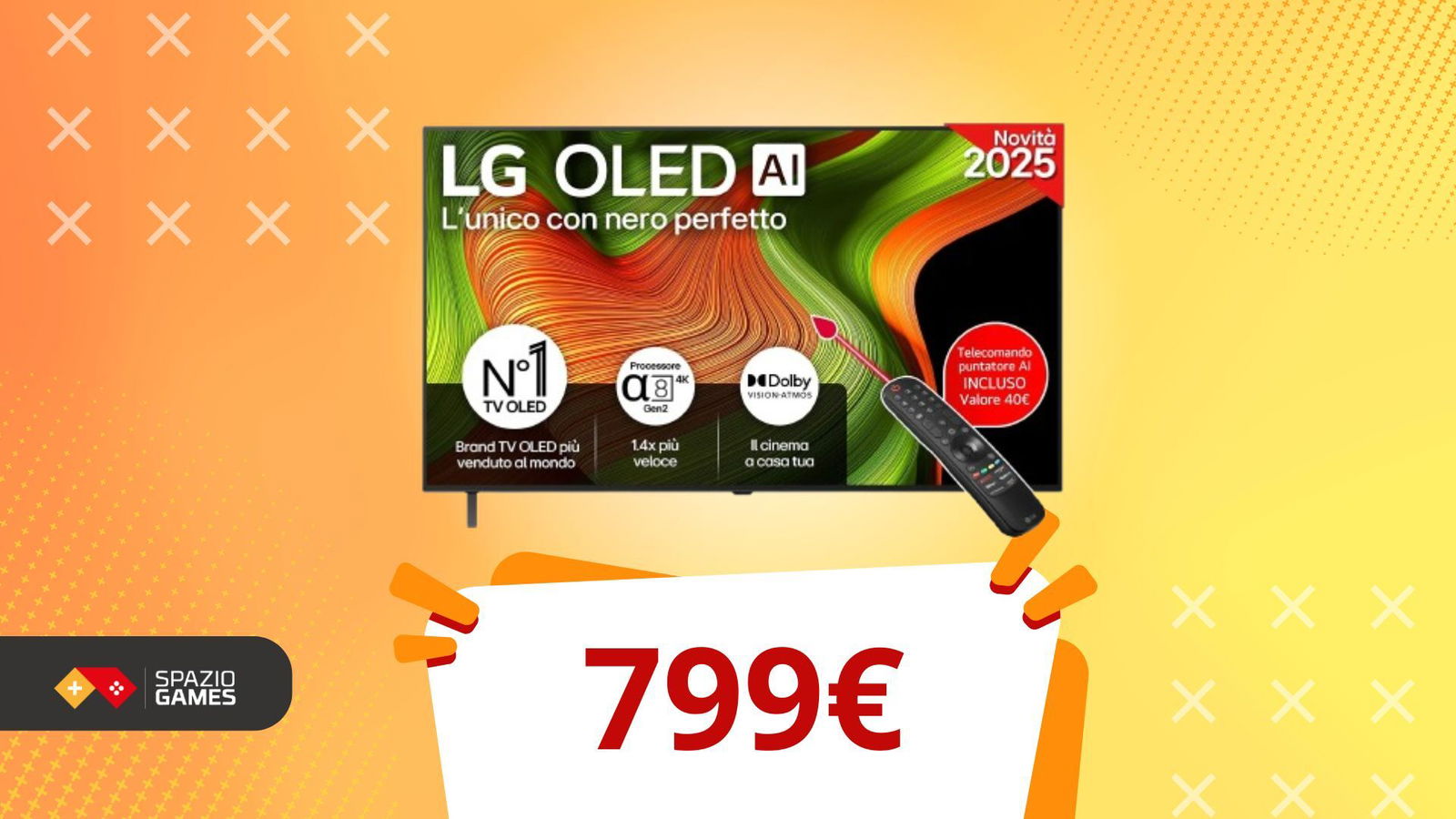 TV LG OLED a 799€: la più amata dai clienti di Mediaworld