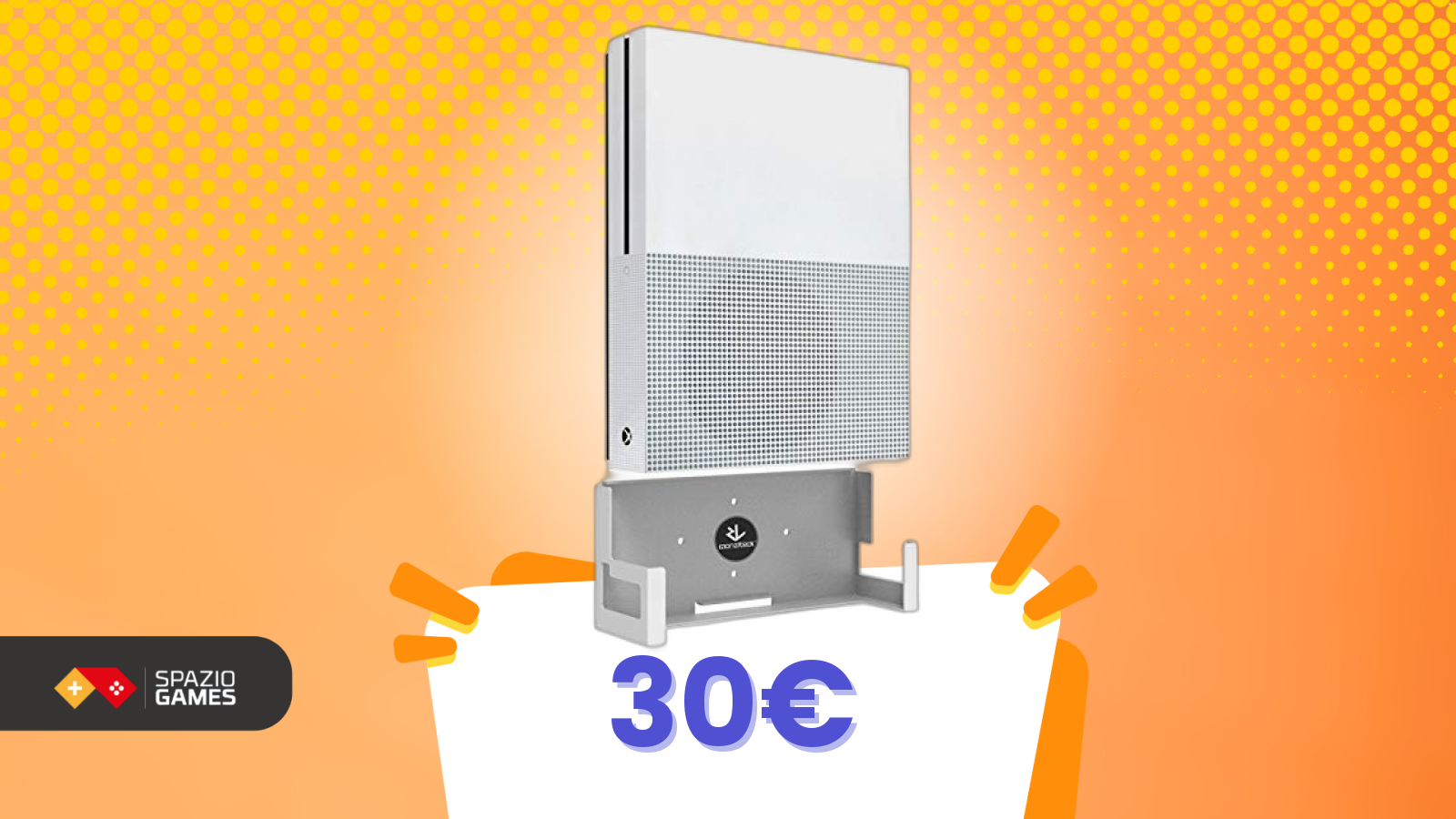 Pad Xbox Supporto A Parete Per Alimentatore Xbox One (Power Brick) - Staffa Di Montaggio, Colore Nero Staffa Alimentatore Xbox One - Foto 9