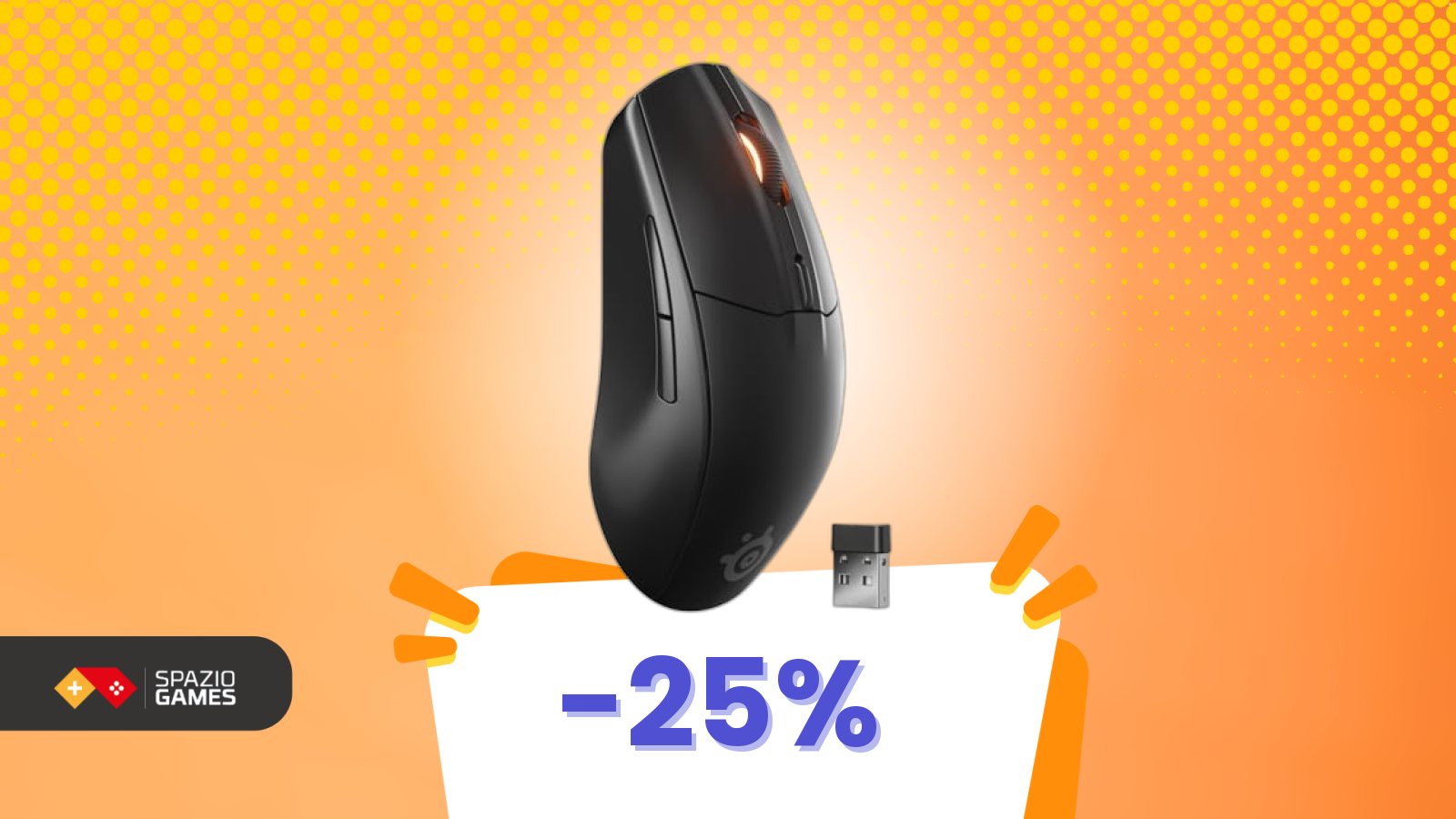 SteelSeries Rival 3 Wireless Gen 2, CHE PREZZO! Su Amazon risparmi il 25%