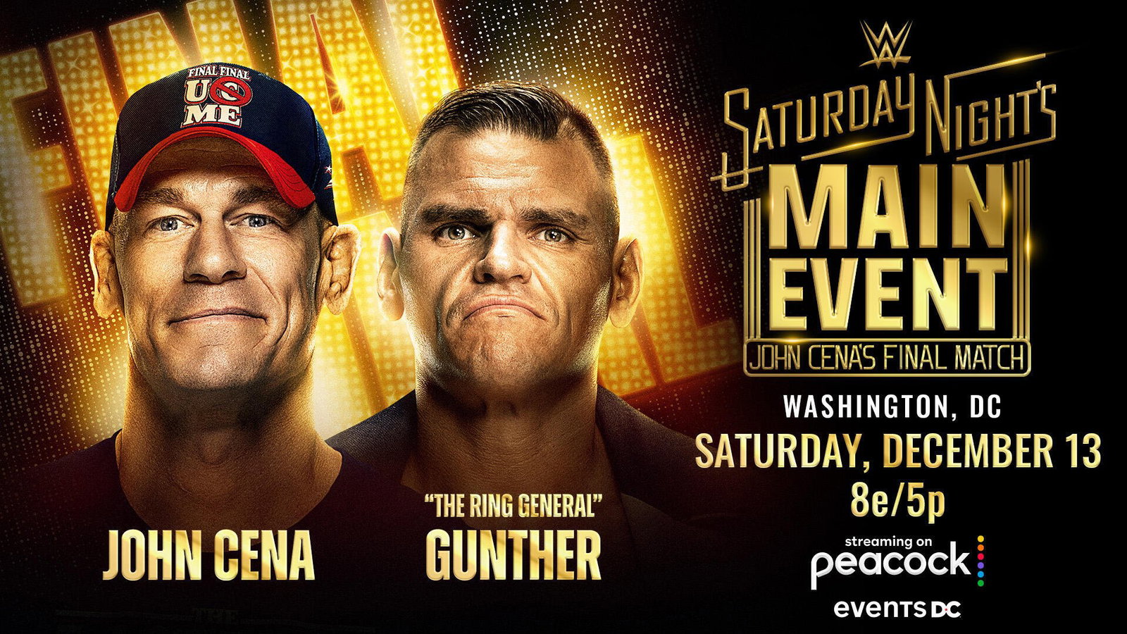 WWE SNME - John Cena's Final Match: card e come vederlo in streaming