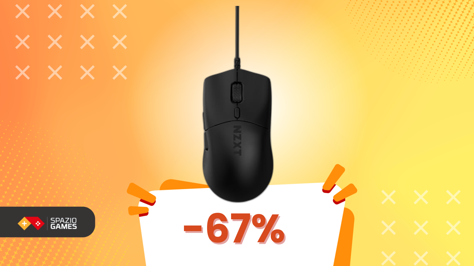 67% di sconto sul mouse NZXT: il tuo setup ti ringrazierà