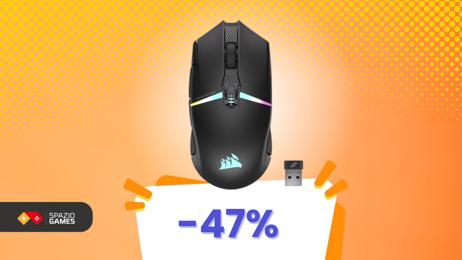 Calo di prezzo importante: il mouse Corsair di fascia alta scende a 89€