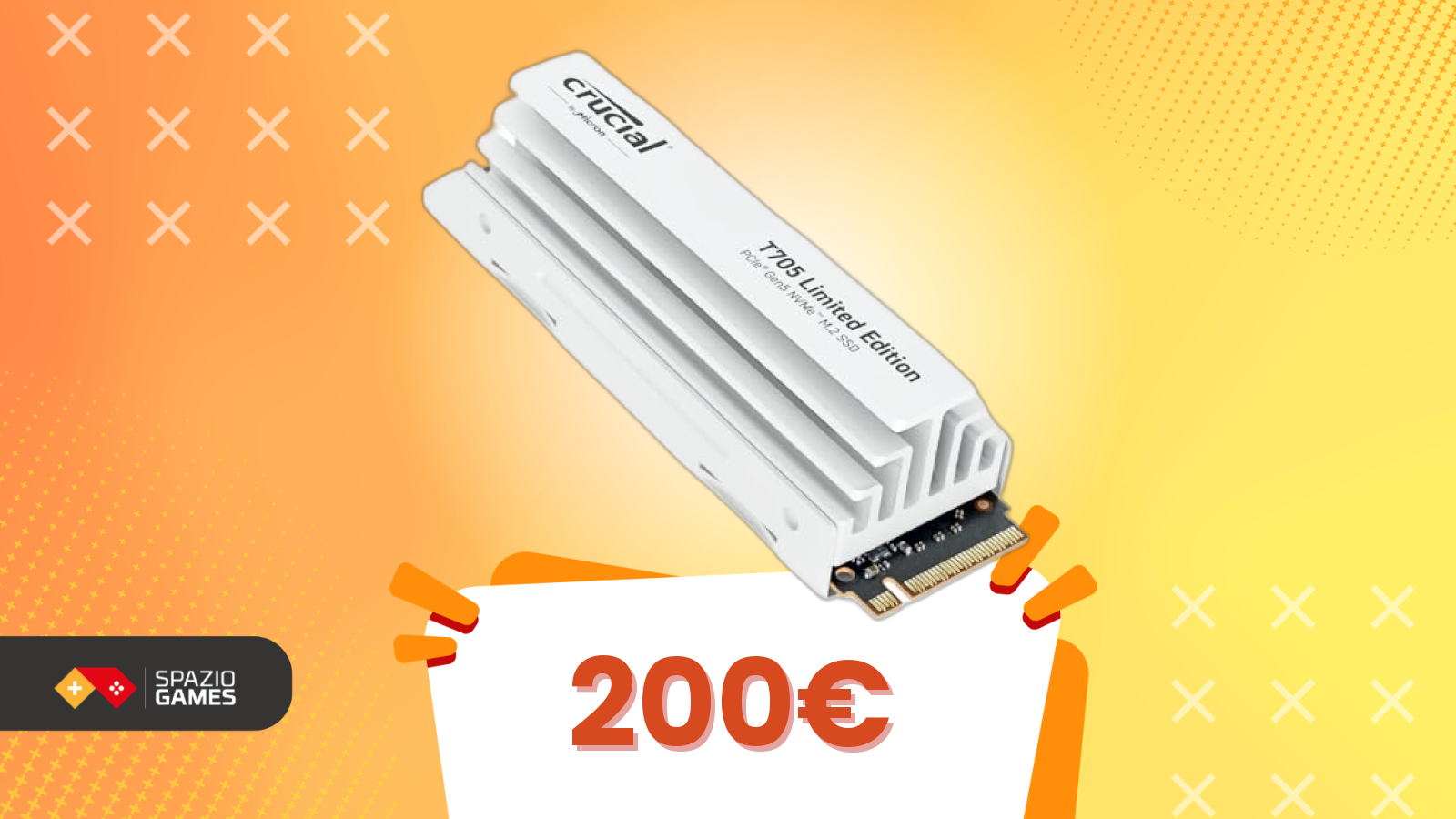 In un momento delicato per Crucial, non perdere questo SSD sotto i 200€