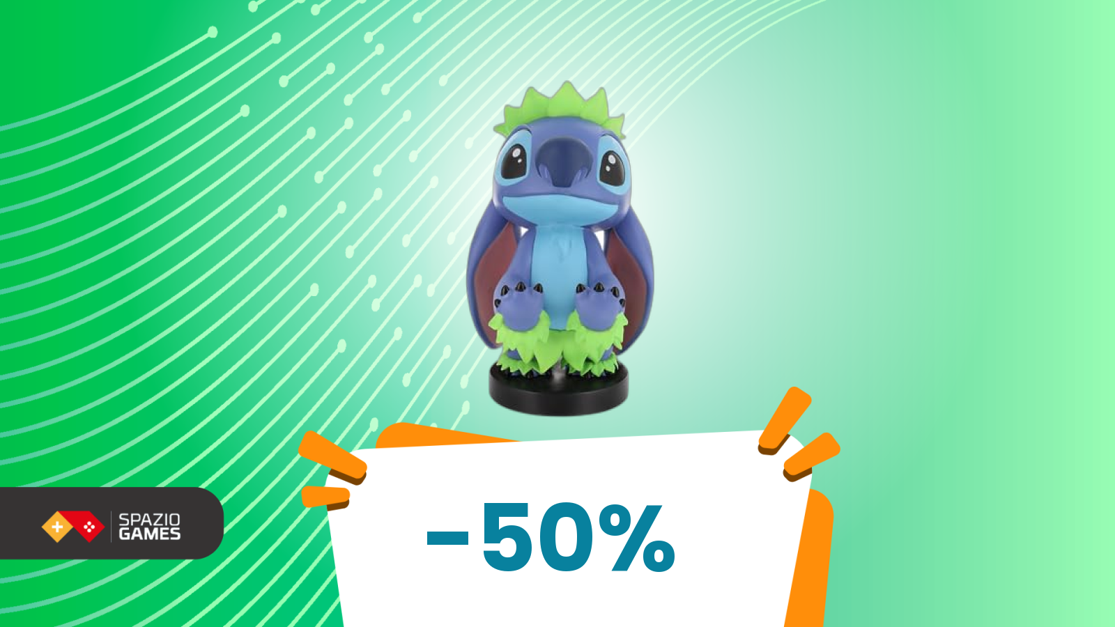 Hula Stitch Cable Guy, CHE PREZZO! Su Amazon risparmi il 50%