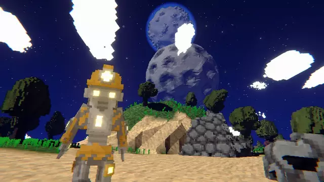Minecraft incontra Starfield in questo nuovo open world spaziale