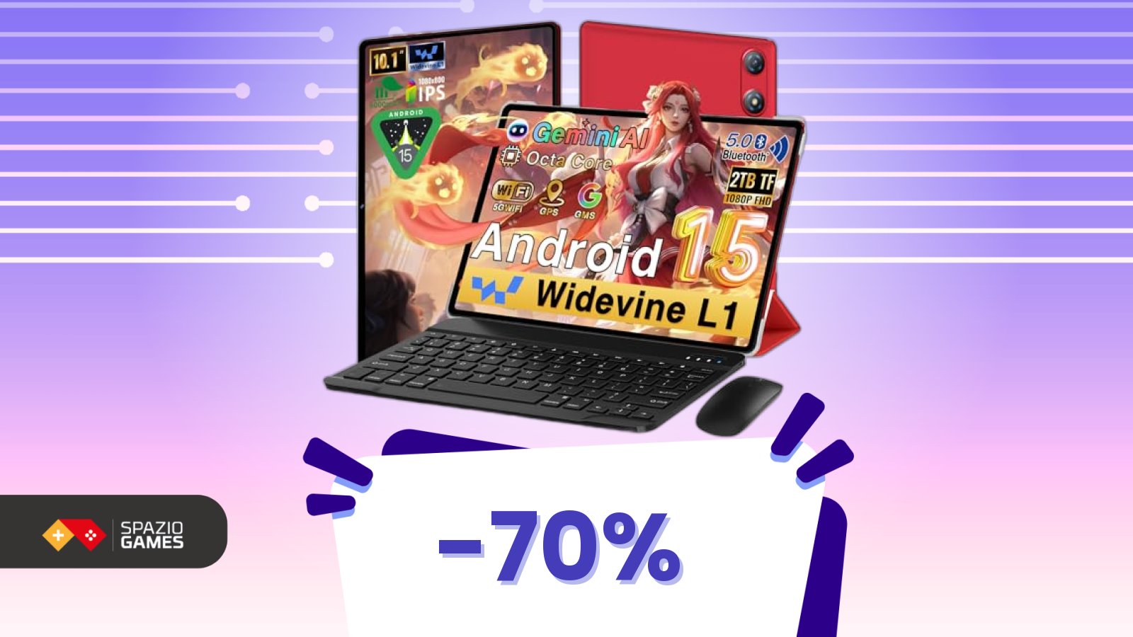 Gemini AI, accessori inclusi e solo 90€: il tablet che non ti aspetti ...