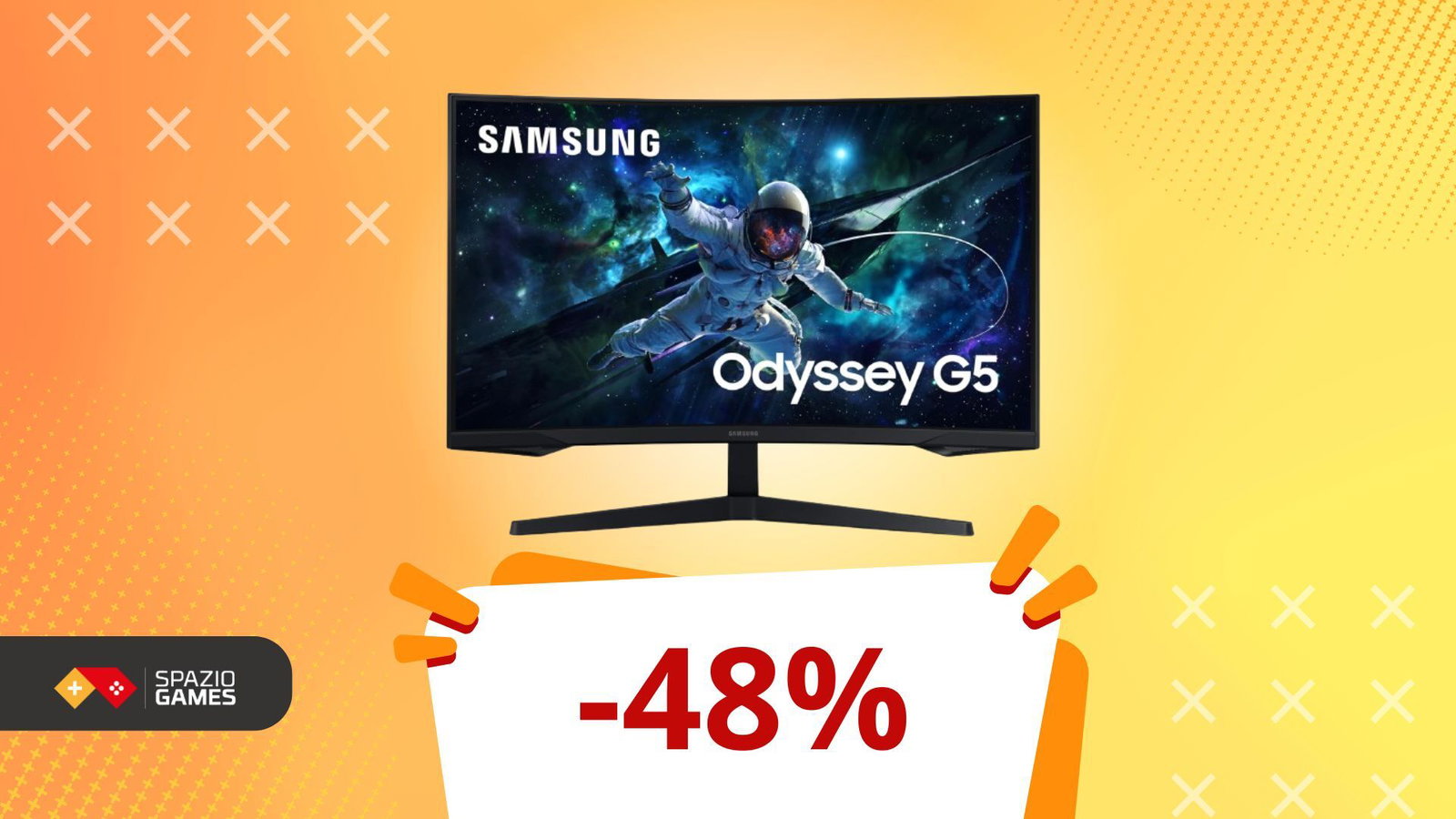 Samsung Odyssey G5 32" al prezzo del 27": l’offerta natalizia di Amazon