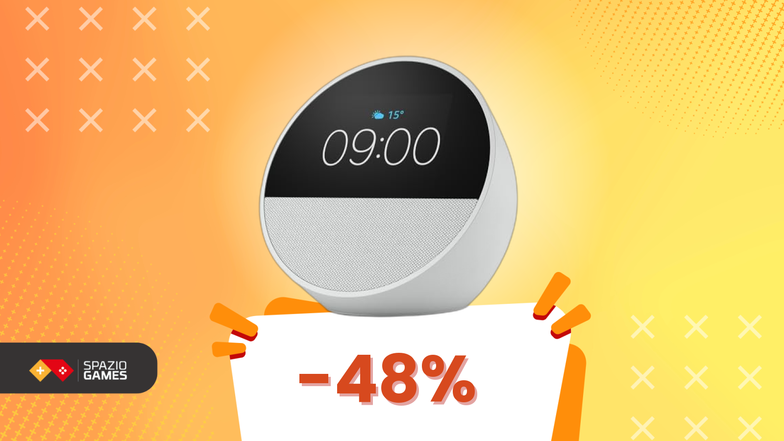 Natale parla con Echo Spot: smart gift sotto i 50€!