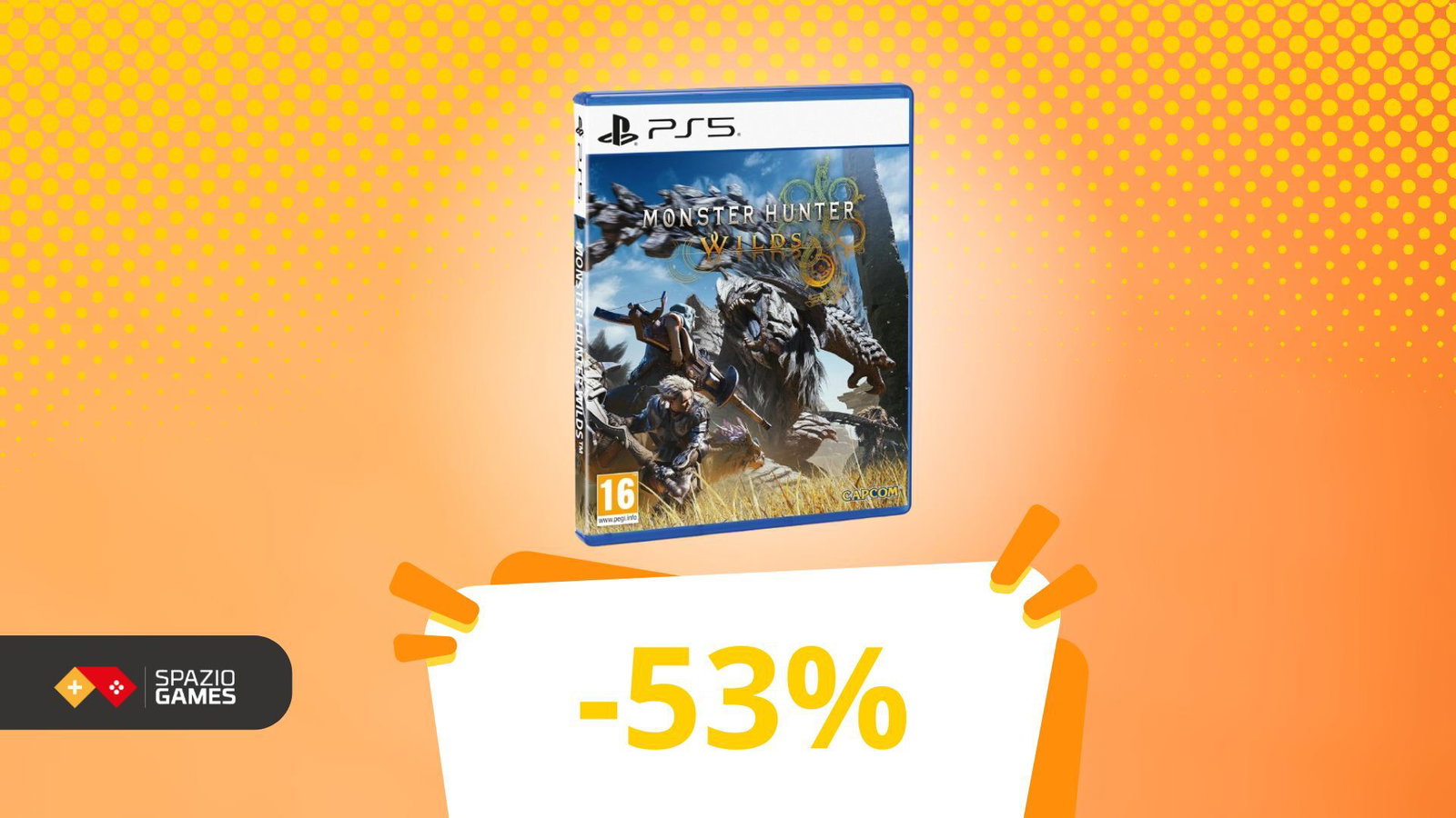 La caccia più selvaggia ora costa la metà: Monster Hunter Wilds PS5 in forte sconto