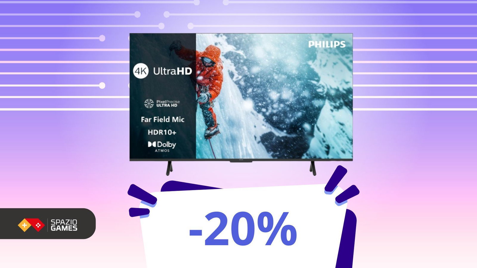 Quando una TV di marca costa come una sconosciuta, ecco la 55” Philips in offerta