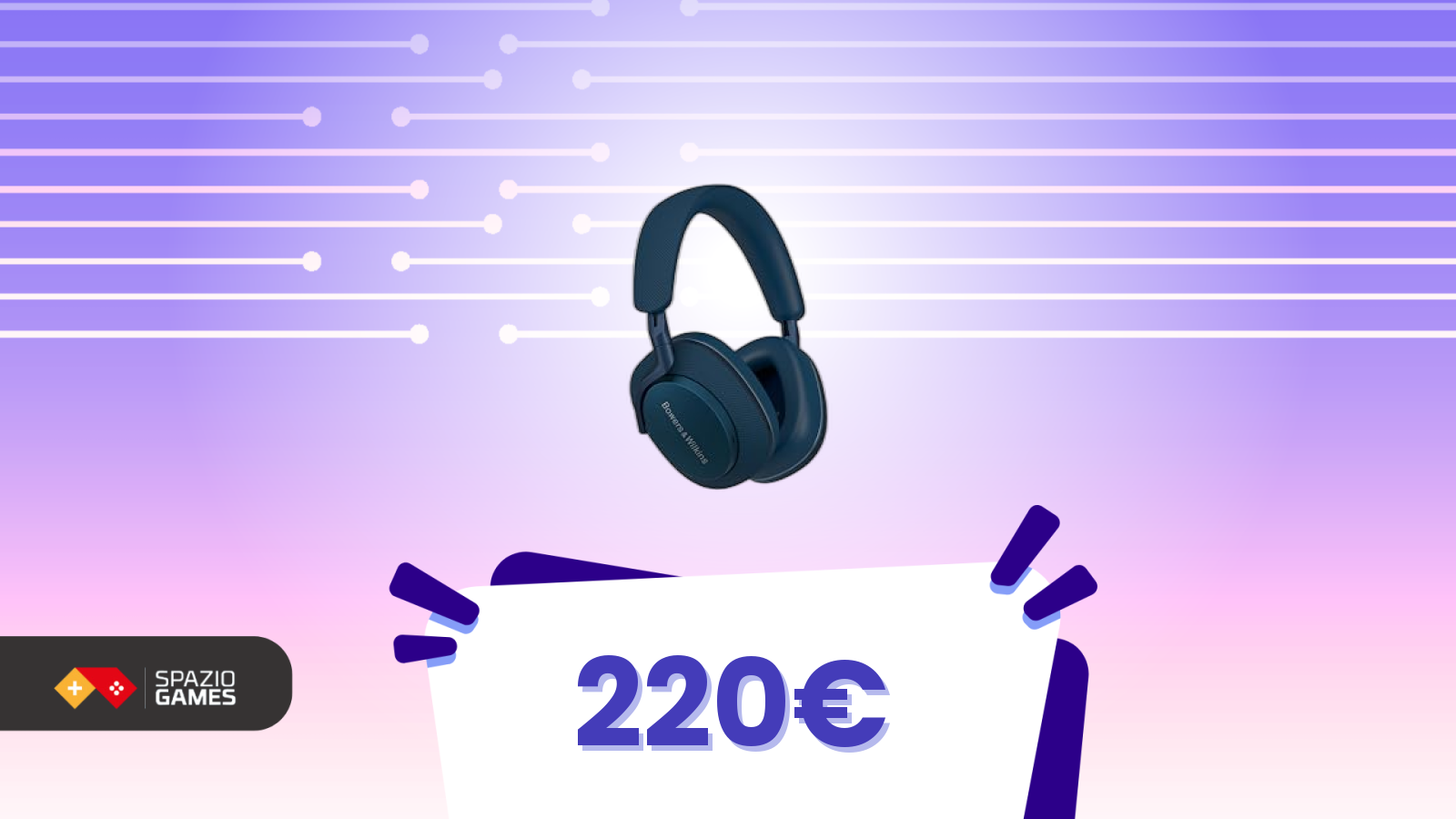 Quando il suono diventa arte. Cuffie Bowers & Wilkins a -29%