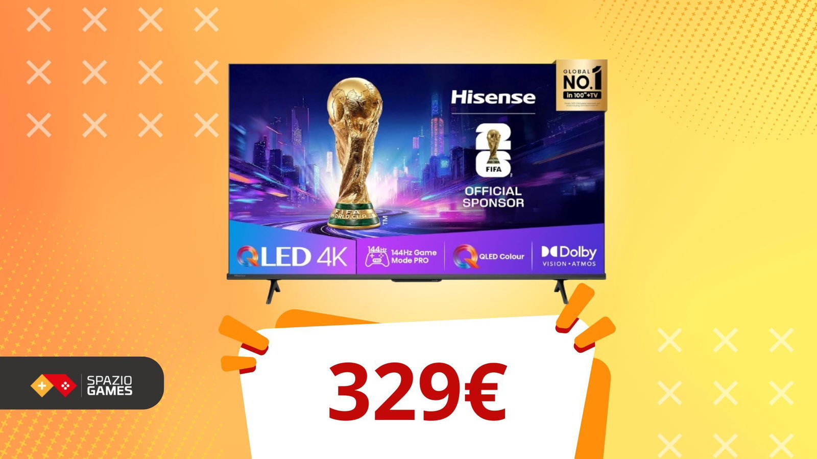 Quando qualità e prezzo si incontrano: la QLED dei tuoi sogni a 330€