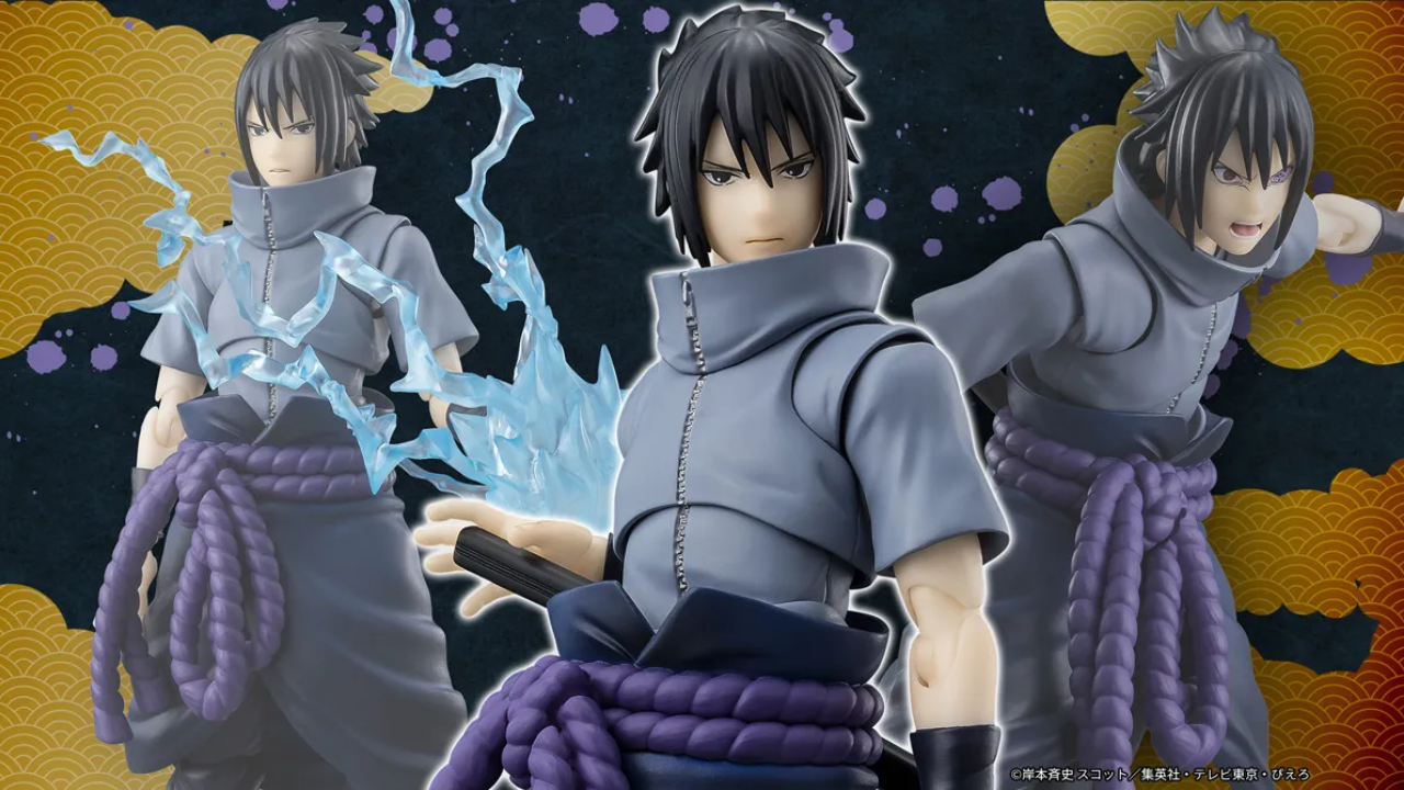 Naruto Shippuden: Sasuke Uchiha SH Figuarts torna con una versione carica di potere