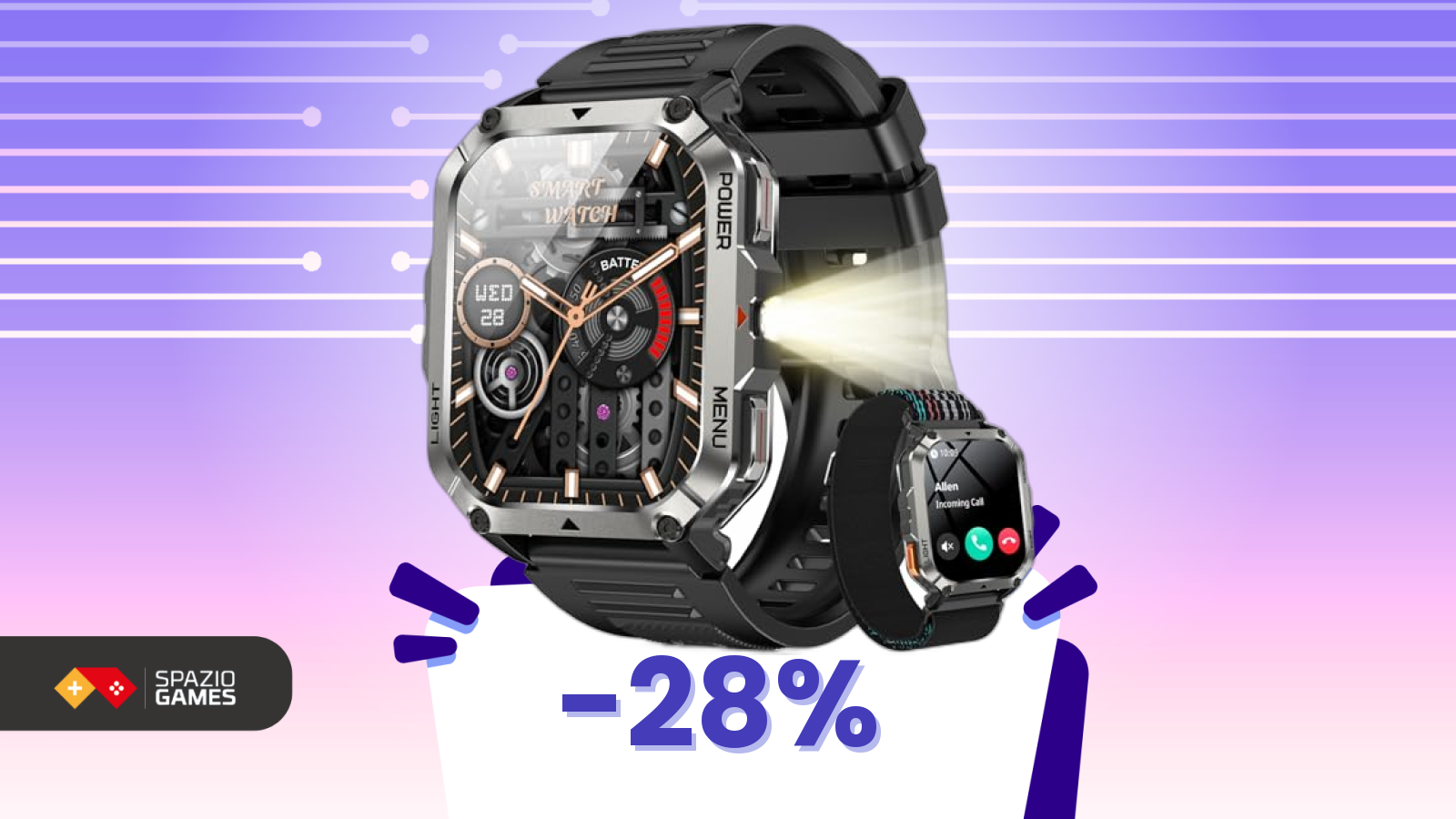 Avventure estreme? Nessun problema. Questo smartwatch le affronta tutte