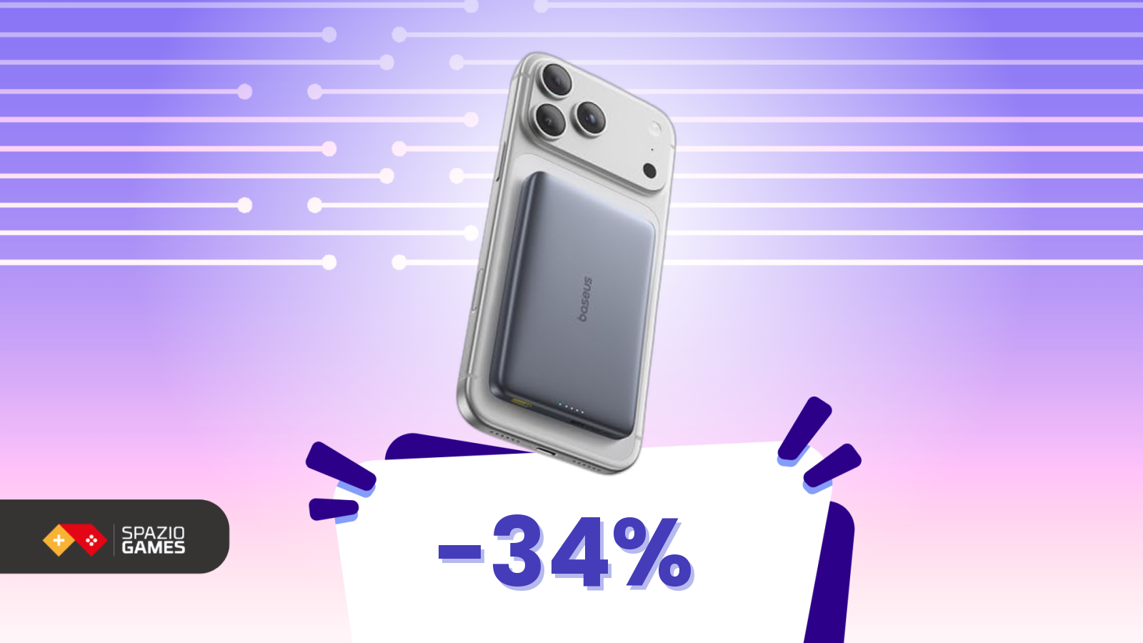 Ci sono powerbank economiche, e poi c’è questa che ti sorprende davvero