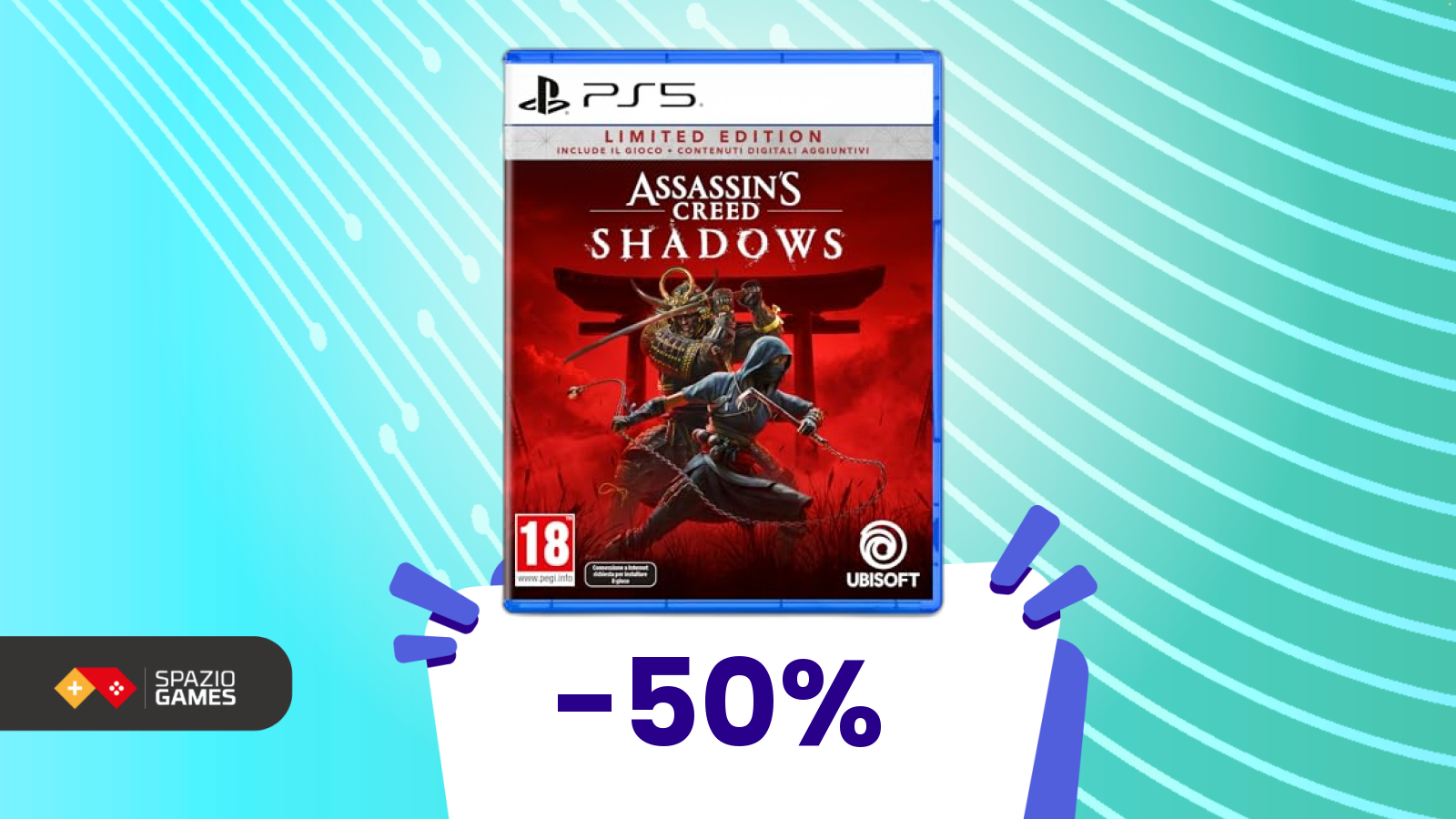 Assassin's Creed in edizione limitata sotto i 40€ su Amazon oggi