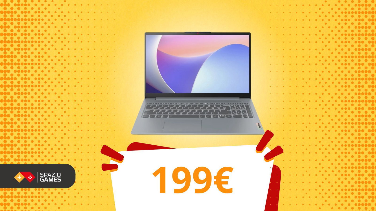 Offerta lampo MediaWorld: PC Lenovo a meno di 200€ (solo oggi)