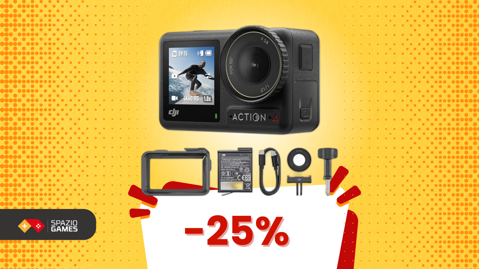 DJI Osmo Action 4 a meno di 180€? Affare vero per un action cam top