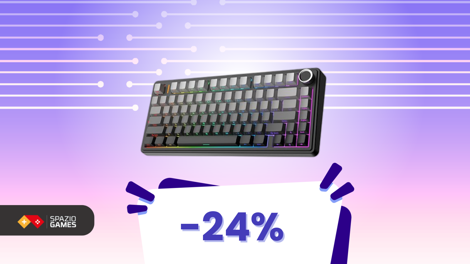 Una volta tra le tue mani, non tornerai più indietro. Tastiera EPOMAKER a -24%!