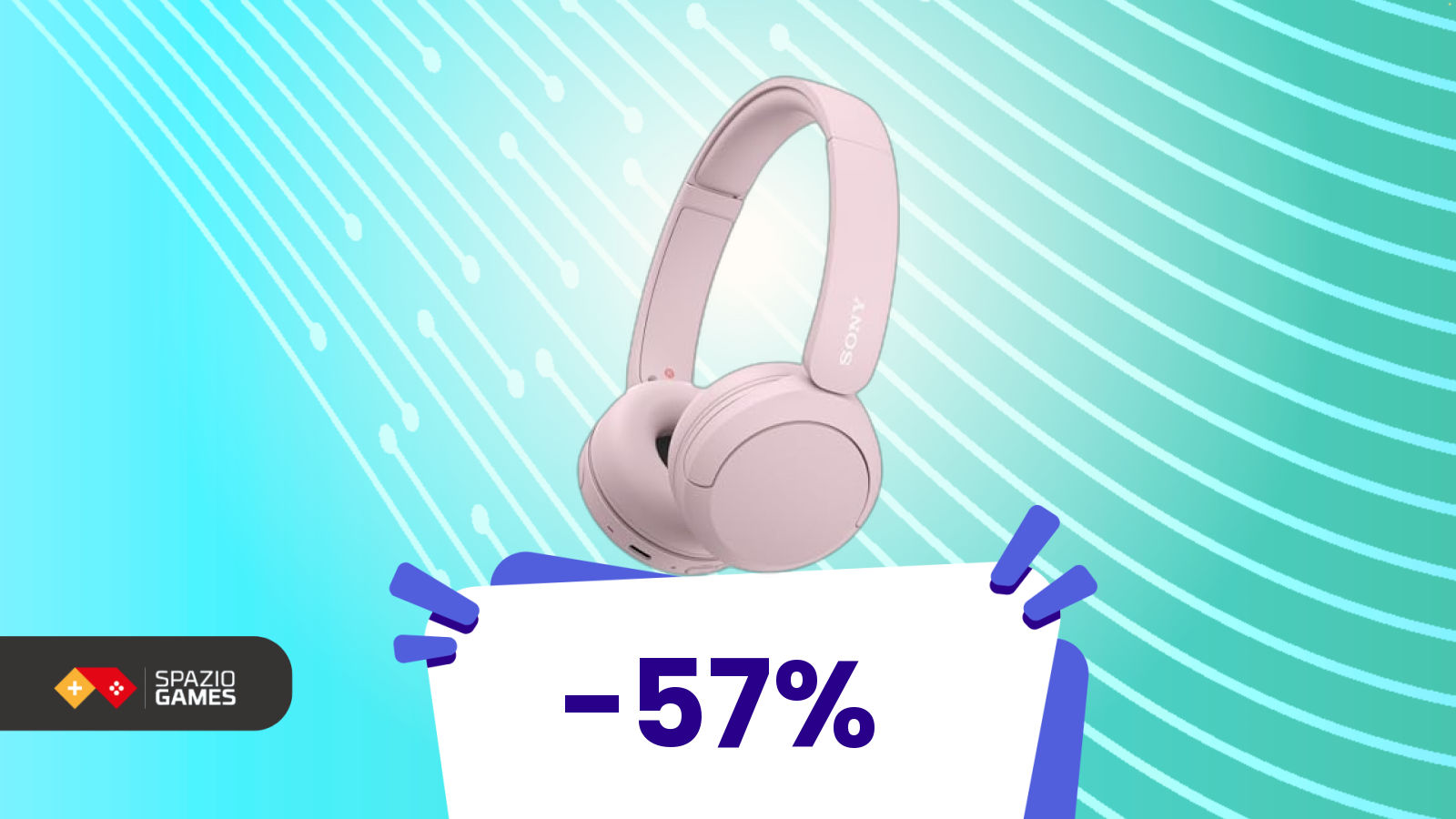 Sony WH-CH520 Cuffie Bluetooth Pink, CHE PREZZO! Su Amazon risparmi il 57%