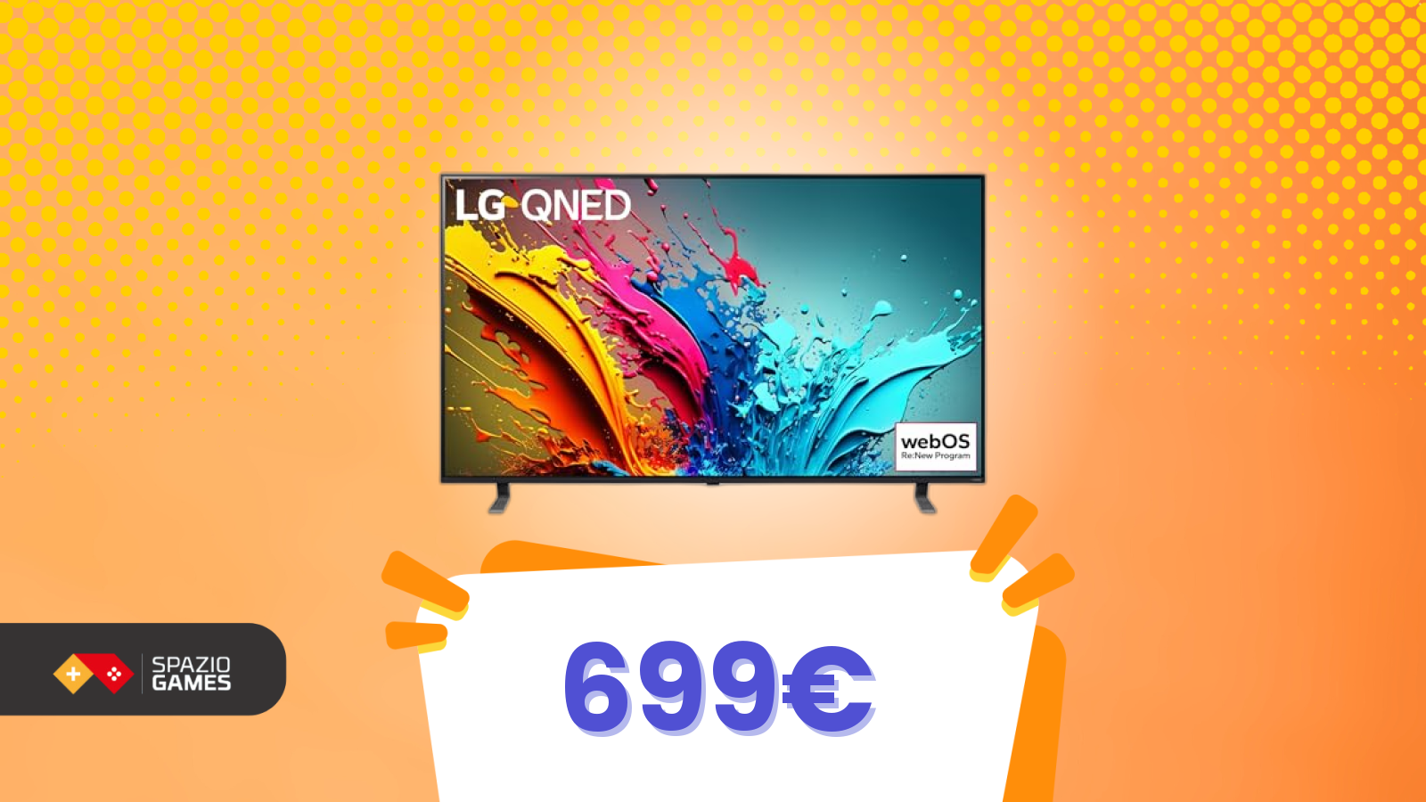 TV da gamer a un PREZZO FOLLE, LG QNED 65” oggi a SOLI 699€!