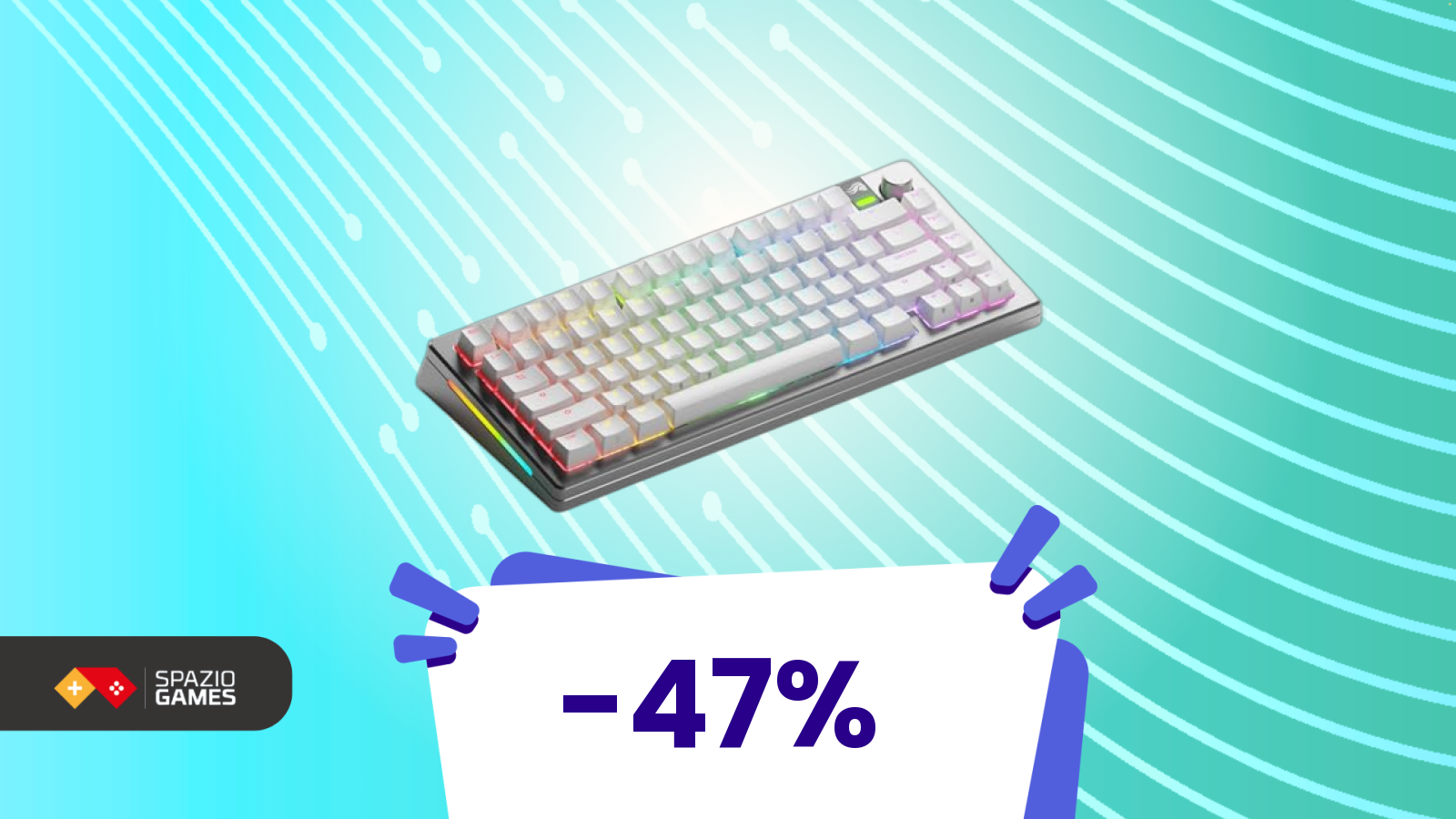 La tastiera definitiva per gamer e creator ora è SUPER SCONTATA! -47%