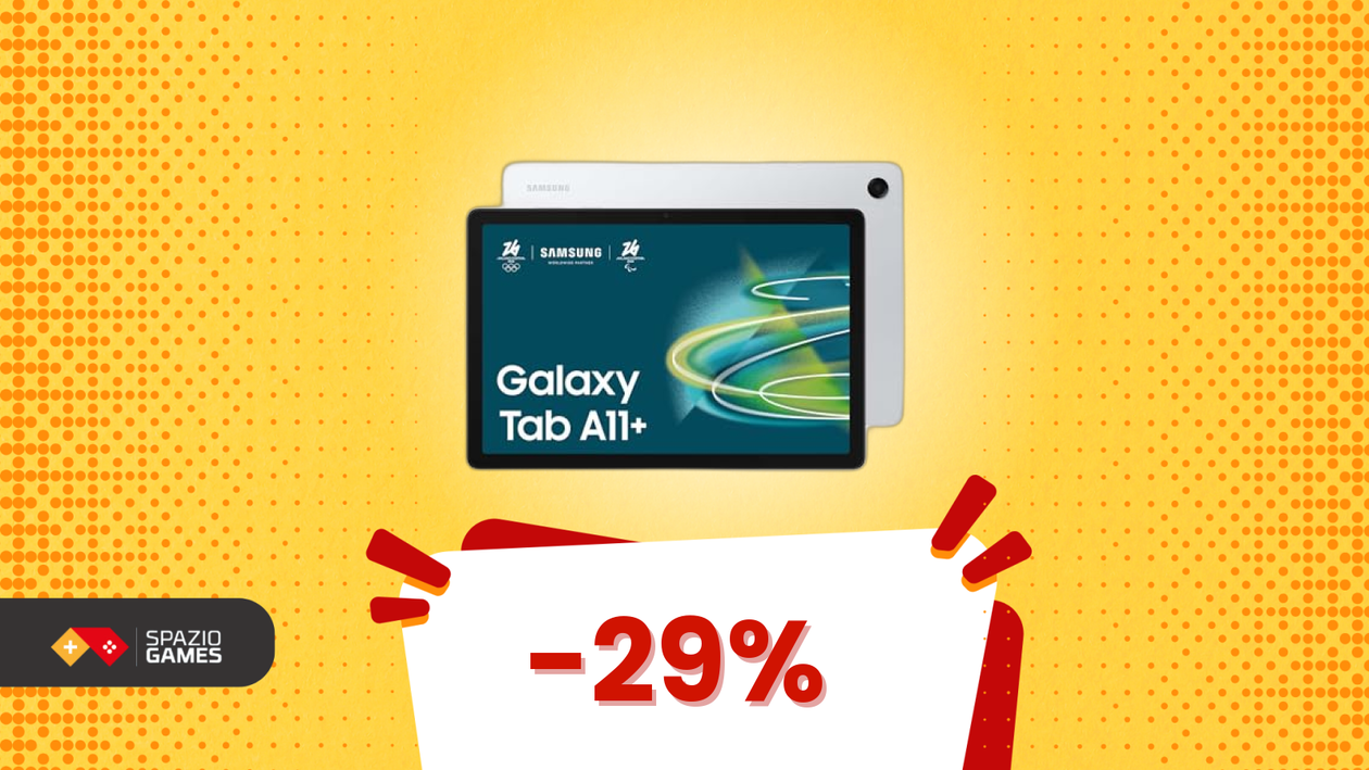 Immagine di Cercate un tablet con cui giocare e uno schermo grande? Non perdetevi l'offerta su questo Galaxy Tab A11+