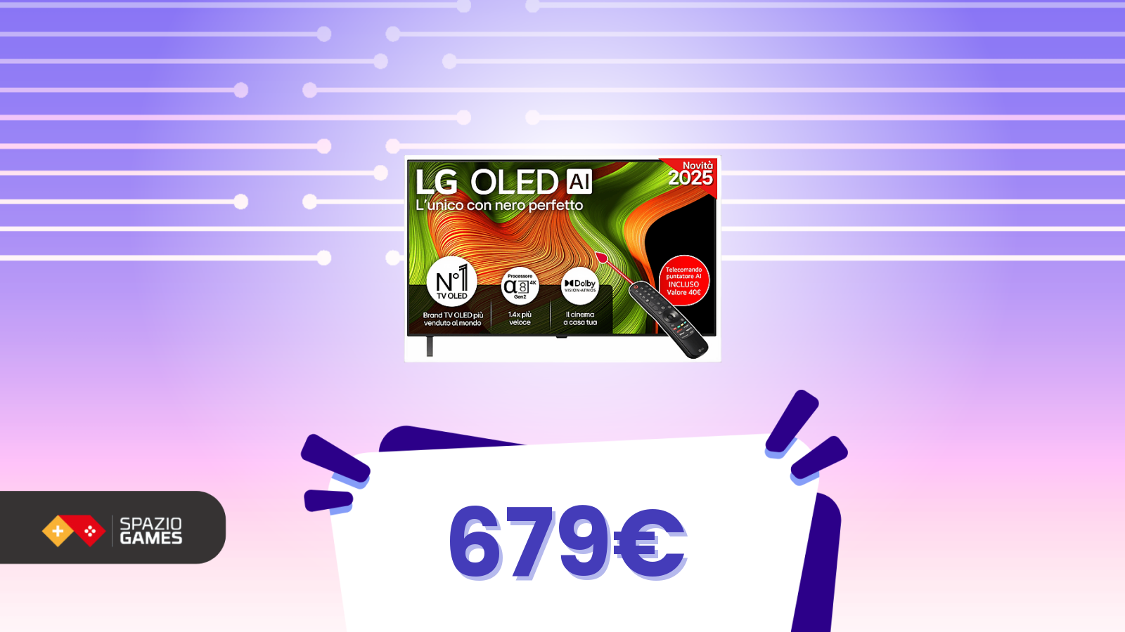 Questa TV OLED LG da 48" è perfetta anche per giocare e oggi costa praticamente la metà!