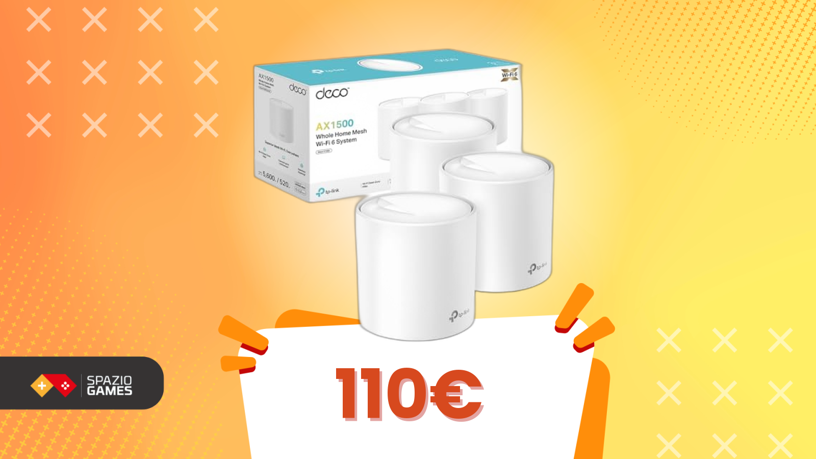Con 3 di questi, il tuo wifi arriva fino a 520 metri quadrati