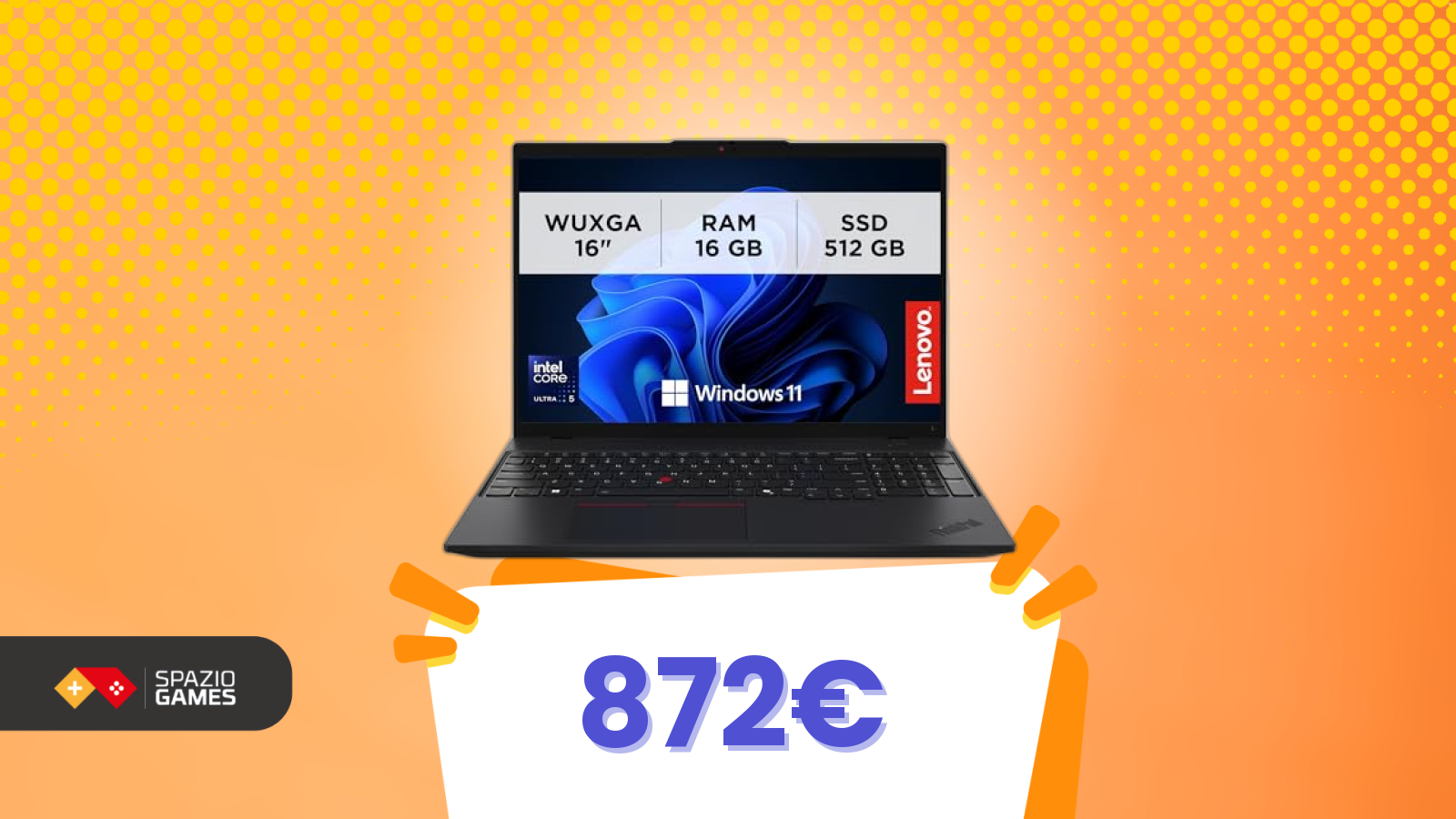 Non è da gaming (ed è proprio questo il bello): PC Lenovo a 872€