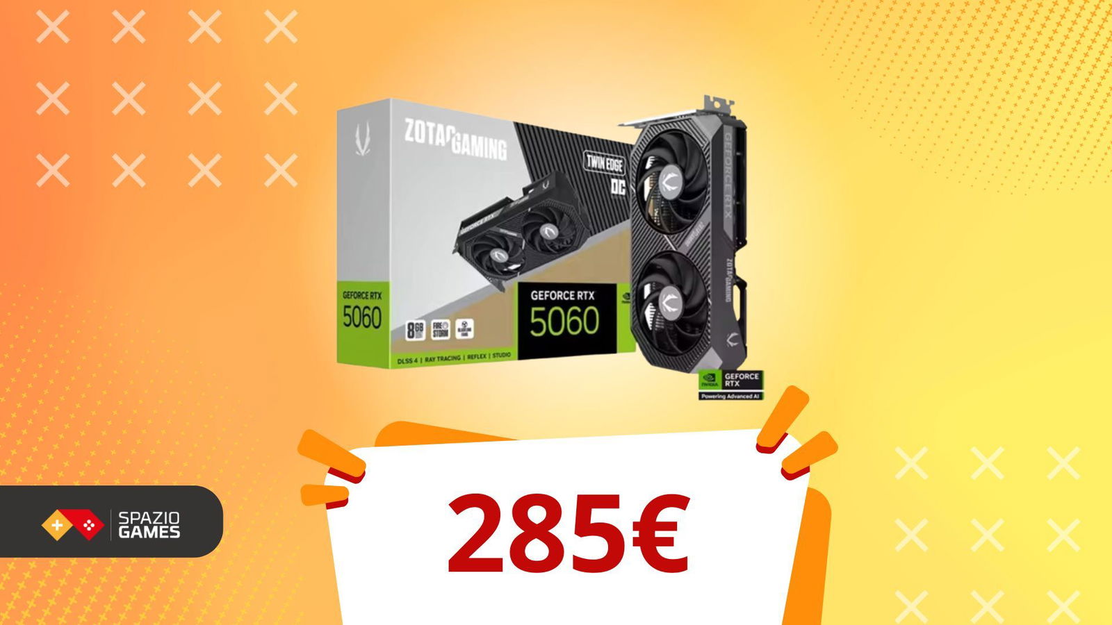 Zotac Gaming GeForce RTX 5060 Twin Edge OC 8GB, CHE PREZZO! Su AliExpress risparmi il 33%