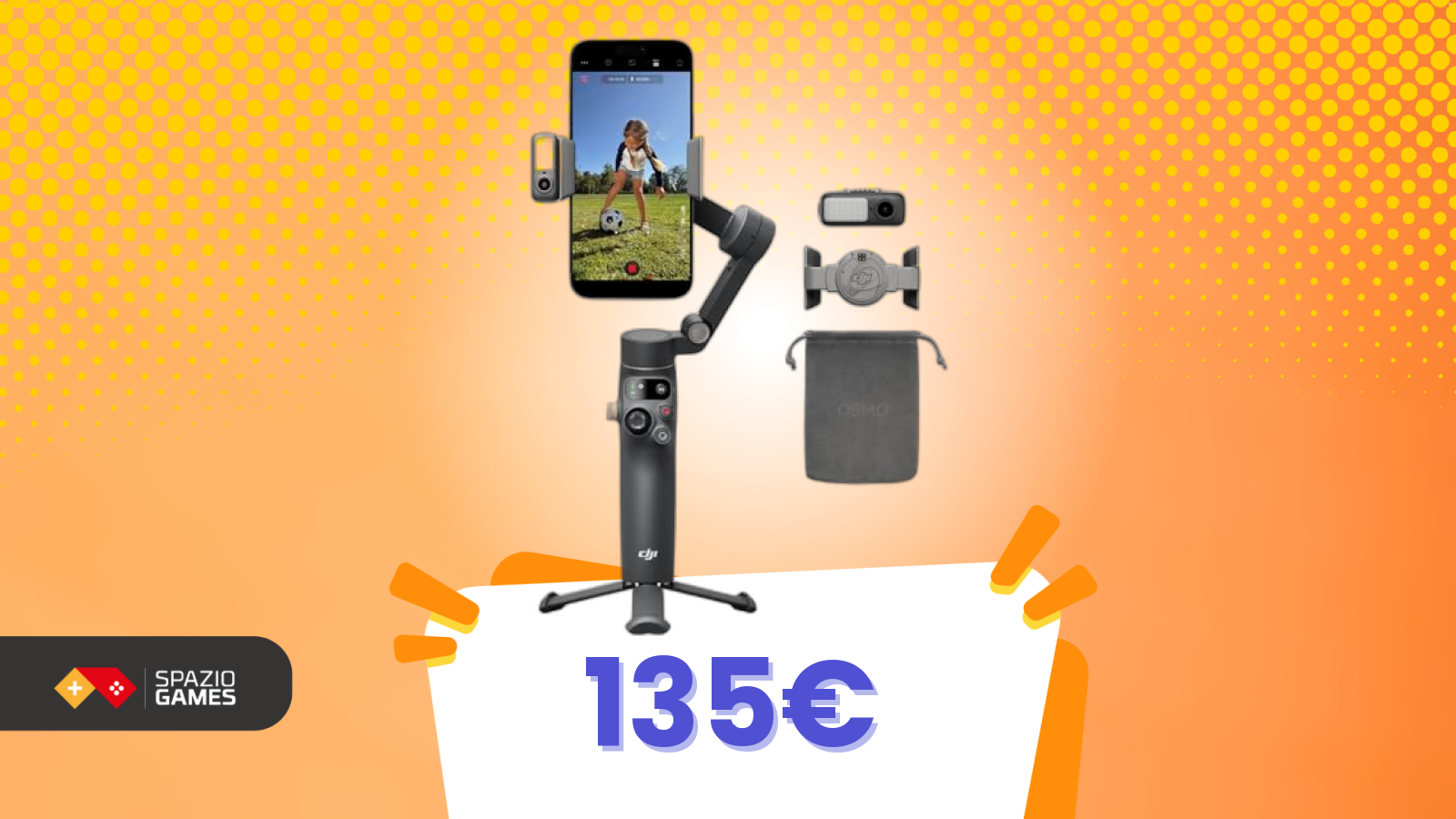 Il tuo smartphone sa fare di meglio. Questo sconto sul DJI Osmo glielo dimostra