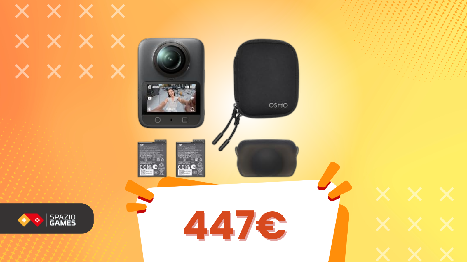 Combo DJI Osmo 360: mai vista così conveniente, ora -20%