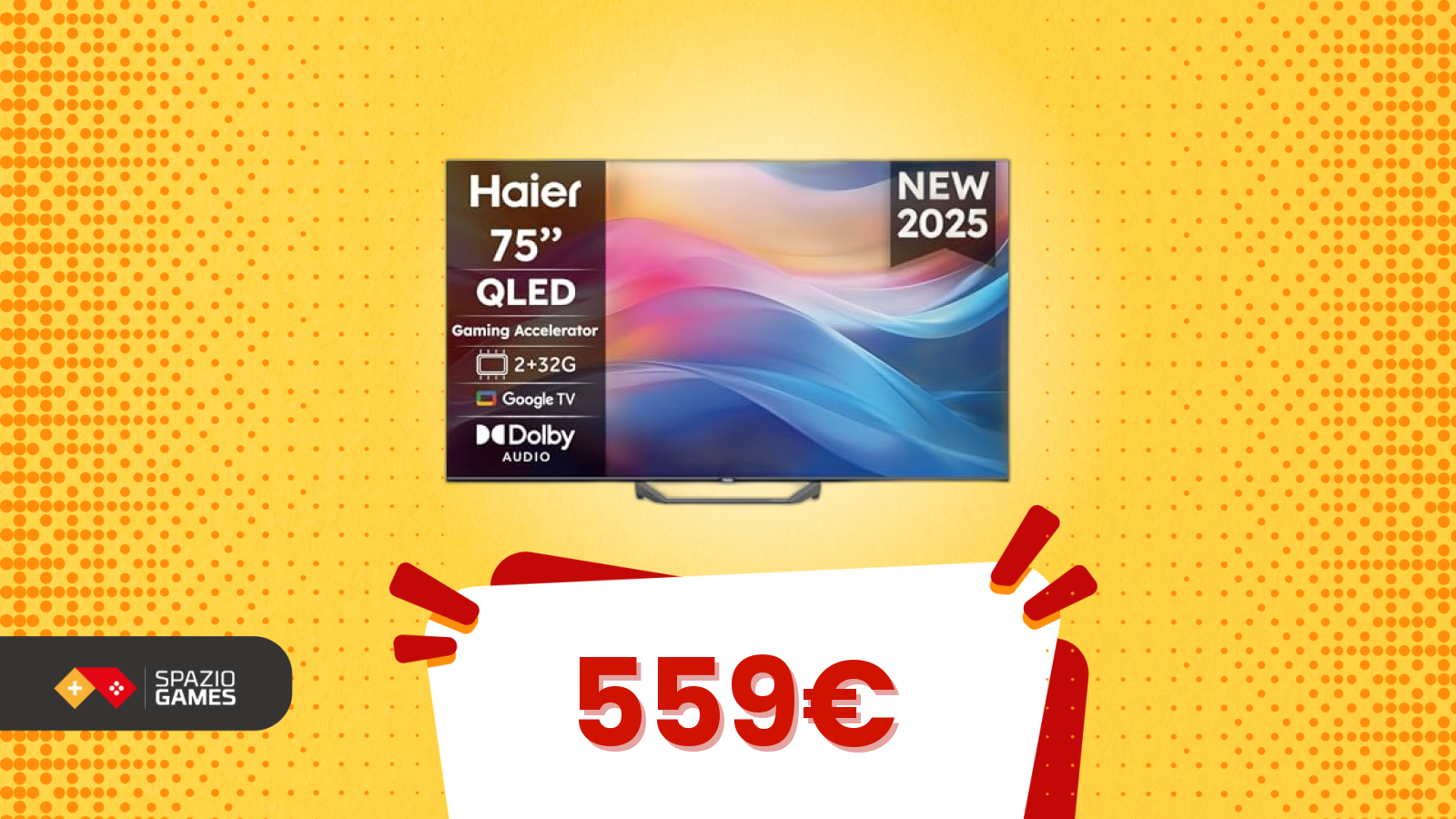 TV da 75" a 559€: il prezzo che può riscrivere le regole del mercato