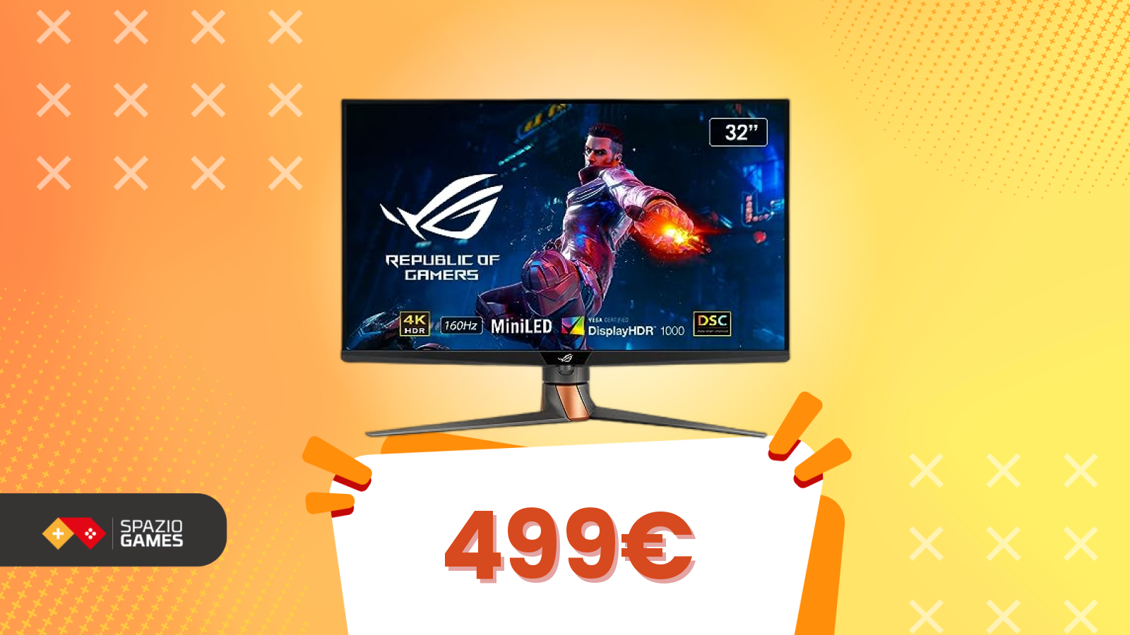 Se ami i monitor Asus ROG, questa offerta di oggi ti farà impazzire