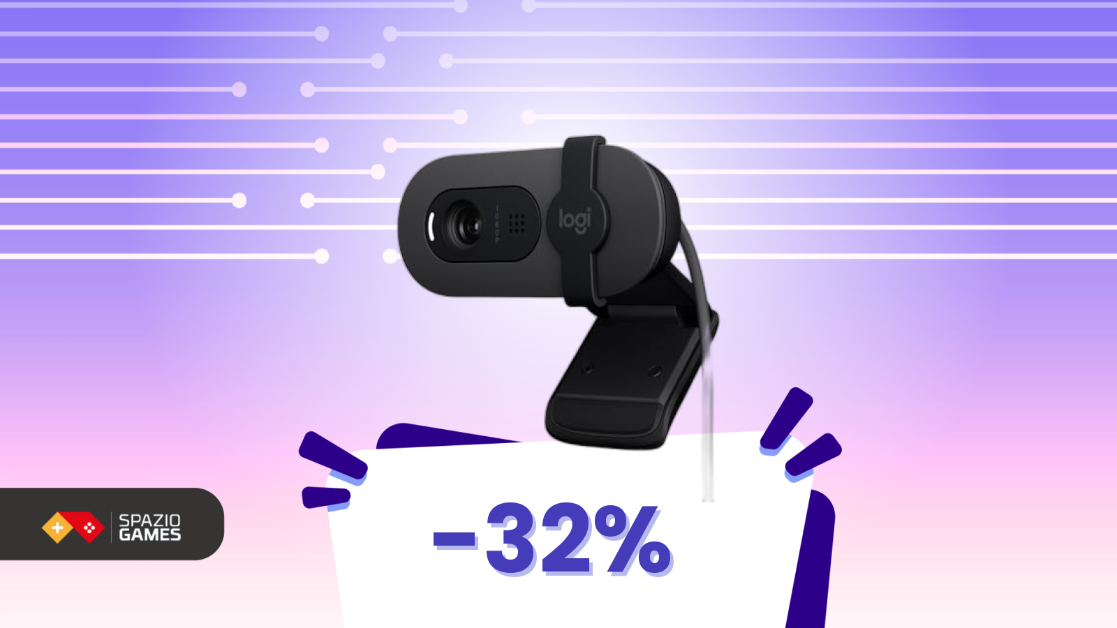 La tua videocall, mai stata così nitida: Logitech a prezzo imperdibile