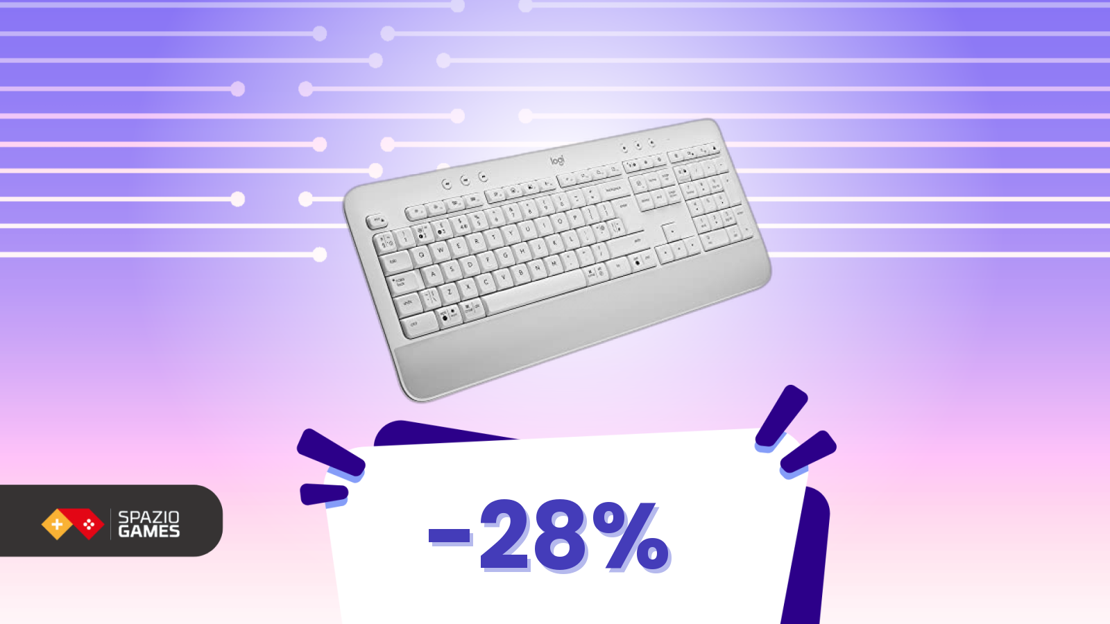 La Logitech con poggiapolsi che vuoi è oggi super scontata su Amazon