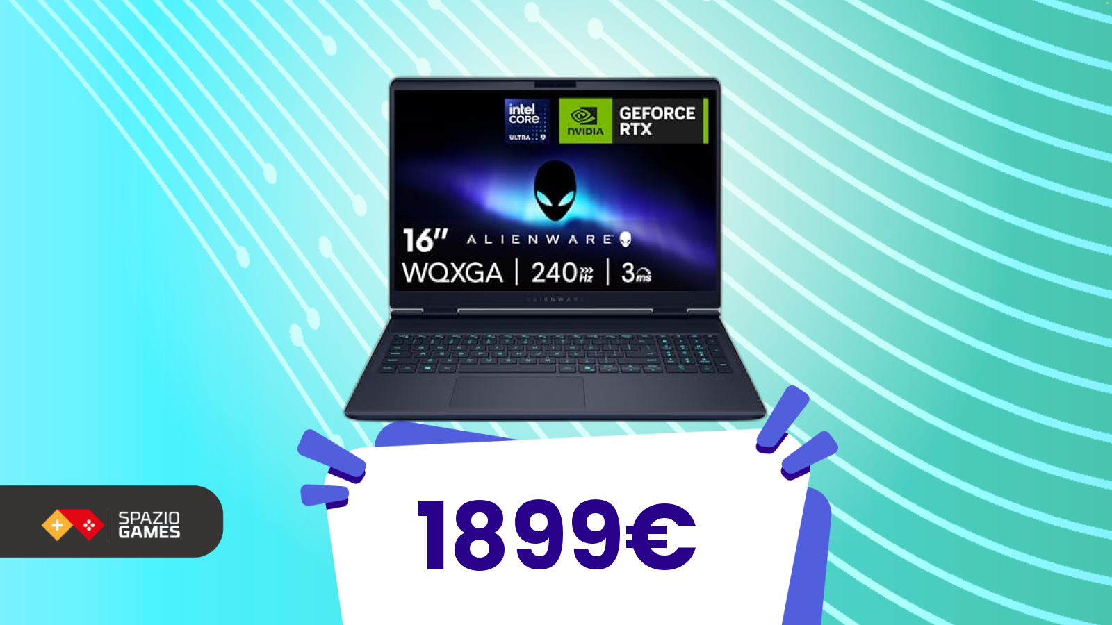 Non per i deboli: PC Alienware potente con uno sconto da urlo