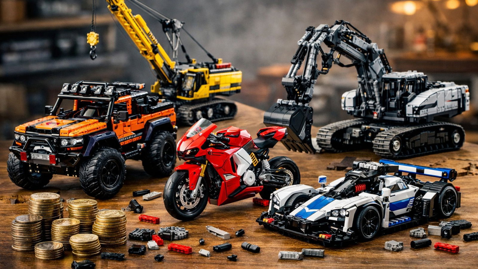 Costruisci il risparmio: 8 LEGO Technic in sconto minimo 20%