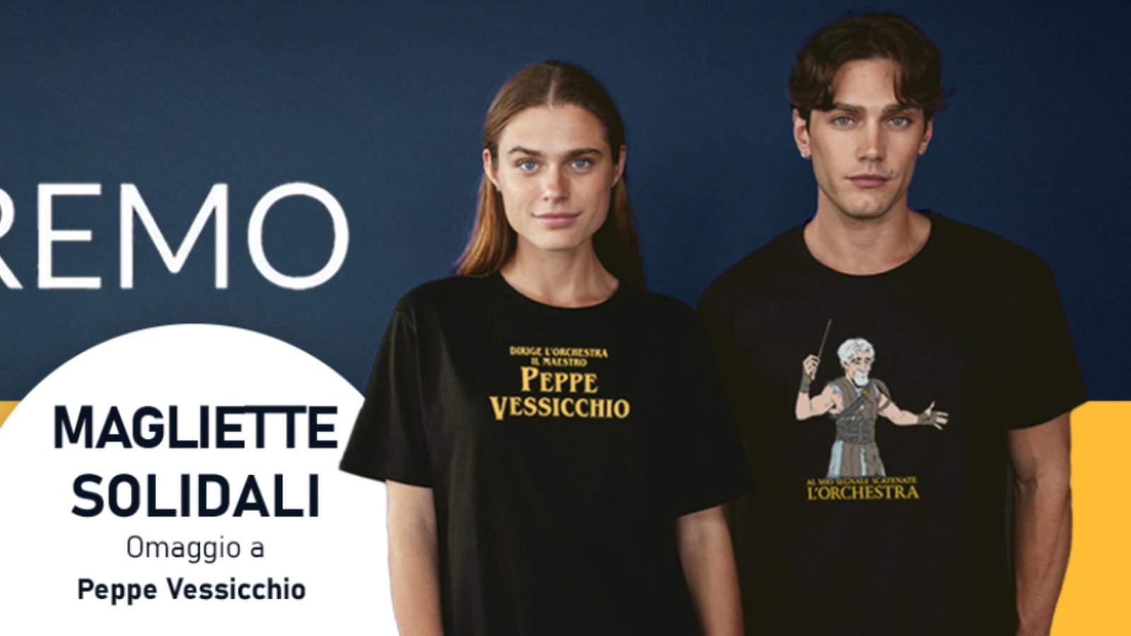 T-shirt a soli 5,99€: moda low cost e omaggio a Peppe Vessicchio
