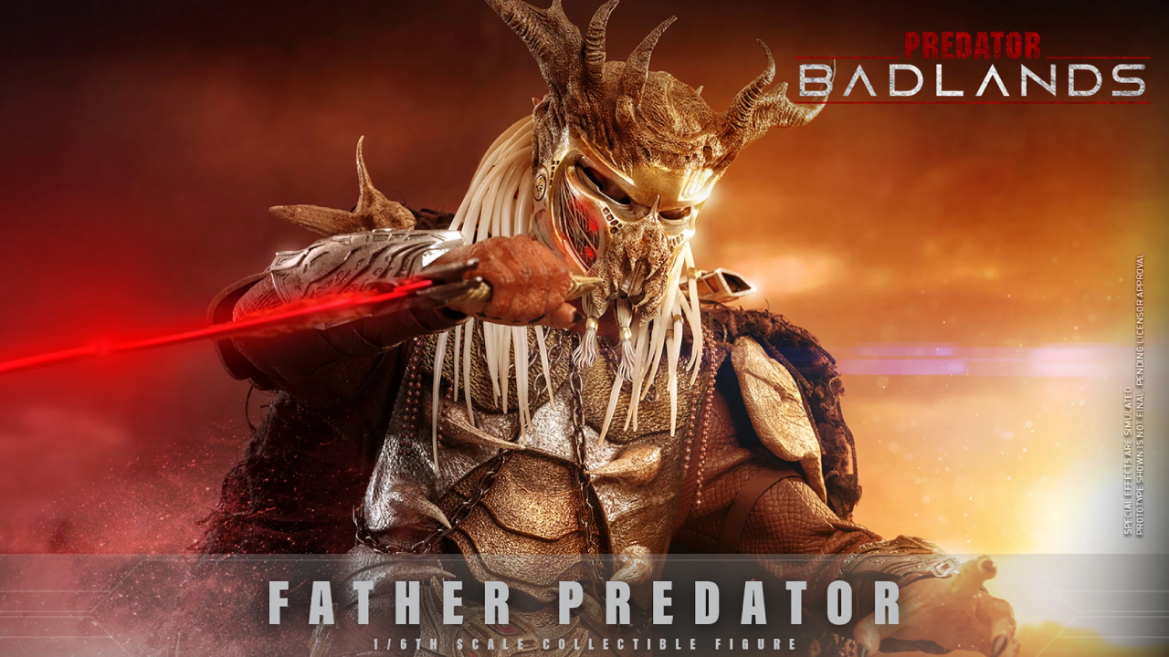 Father Predator: l’oscuro sovrano Yautja nella nuova action doll 1/6 di Hot Toys