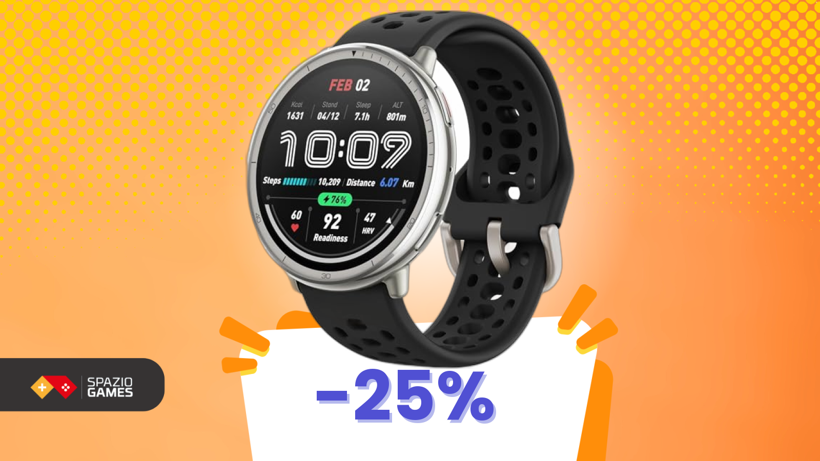 Smart, bello e scontato: questo Amazfit è protagonista su Amazon oggi