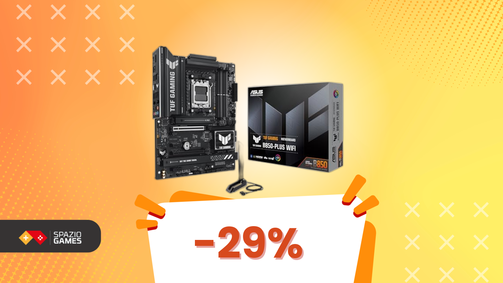 TUF GAMING B850-PLUS WIFI a un prezzo SHOCK! Su Amazon risparmi 81€