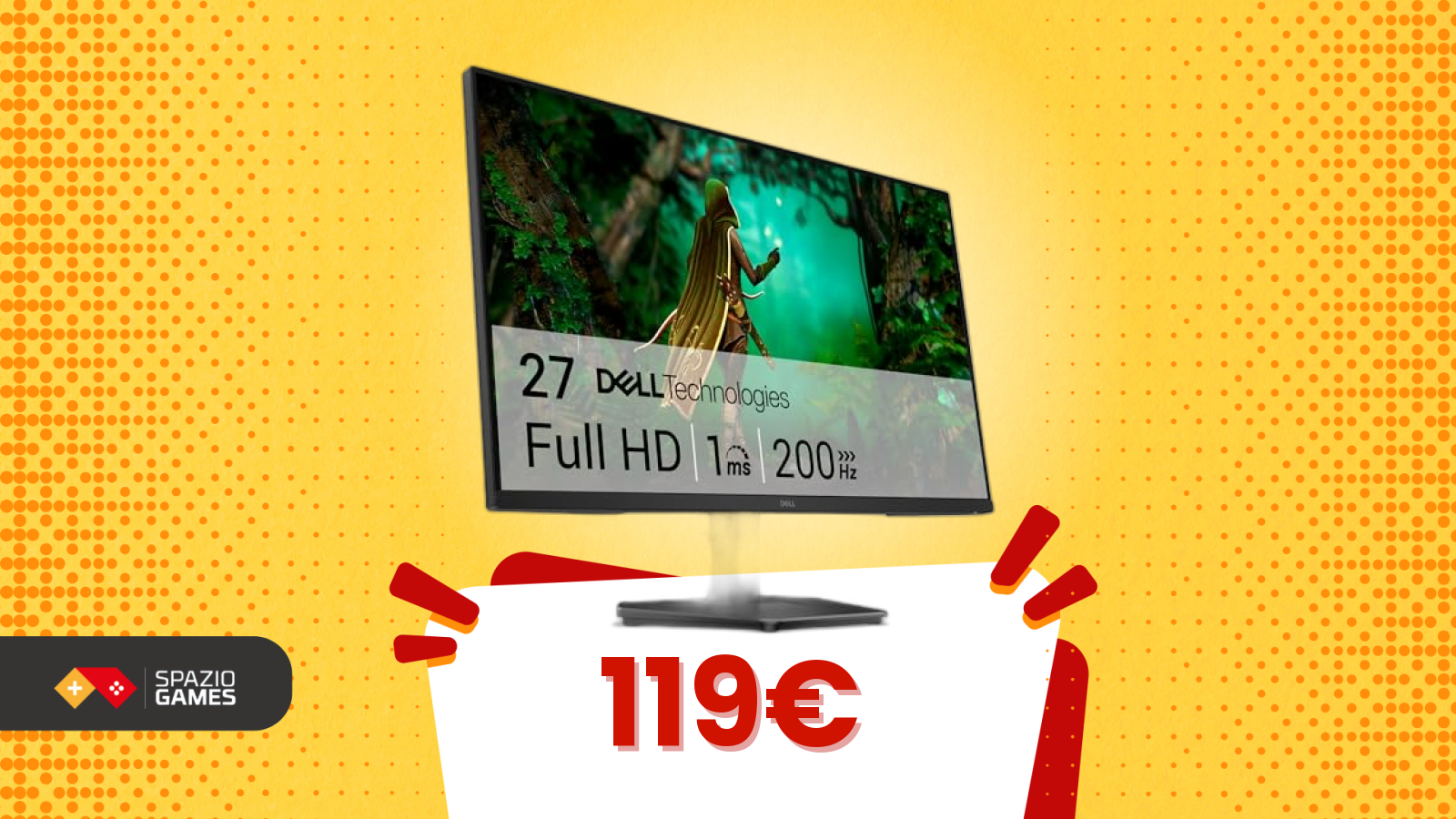 Monitor Dell di alta qualità a meno di 120€ grazie allo sconto di oggi