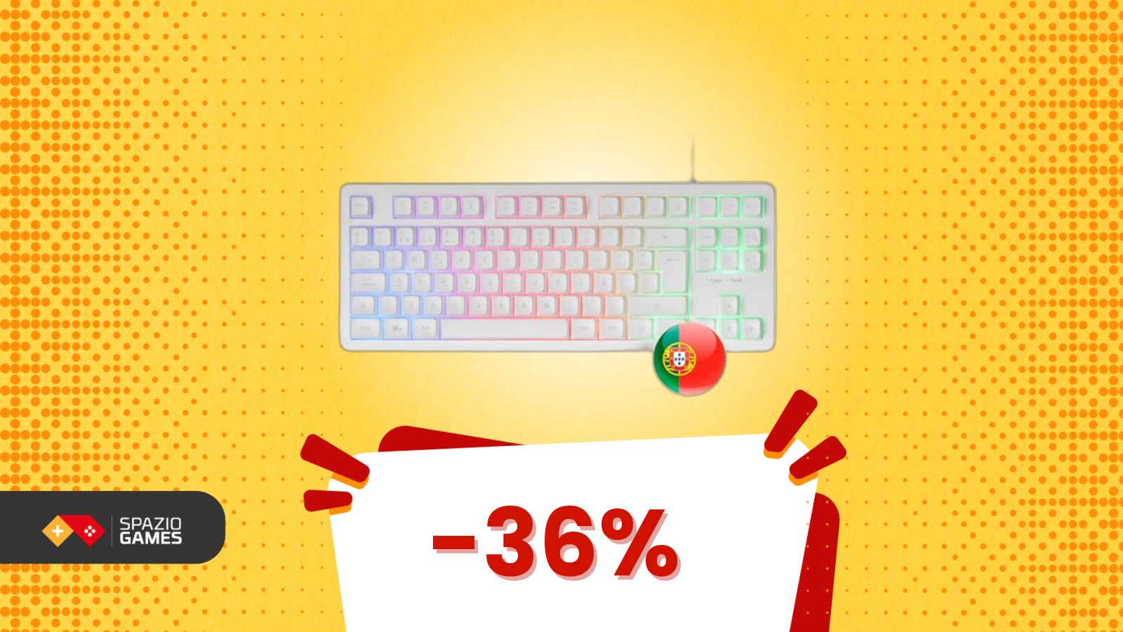 Layout non italiano? Chissenefrega: questa tastiera gaming da 10€ spacca