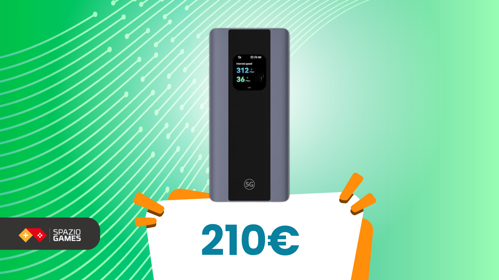 Vuoi una connessione veloce senza difficoltà? Questo router 5G fa al caso tuo, soprattutto oggi in sconto